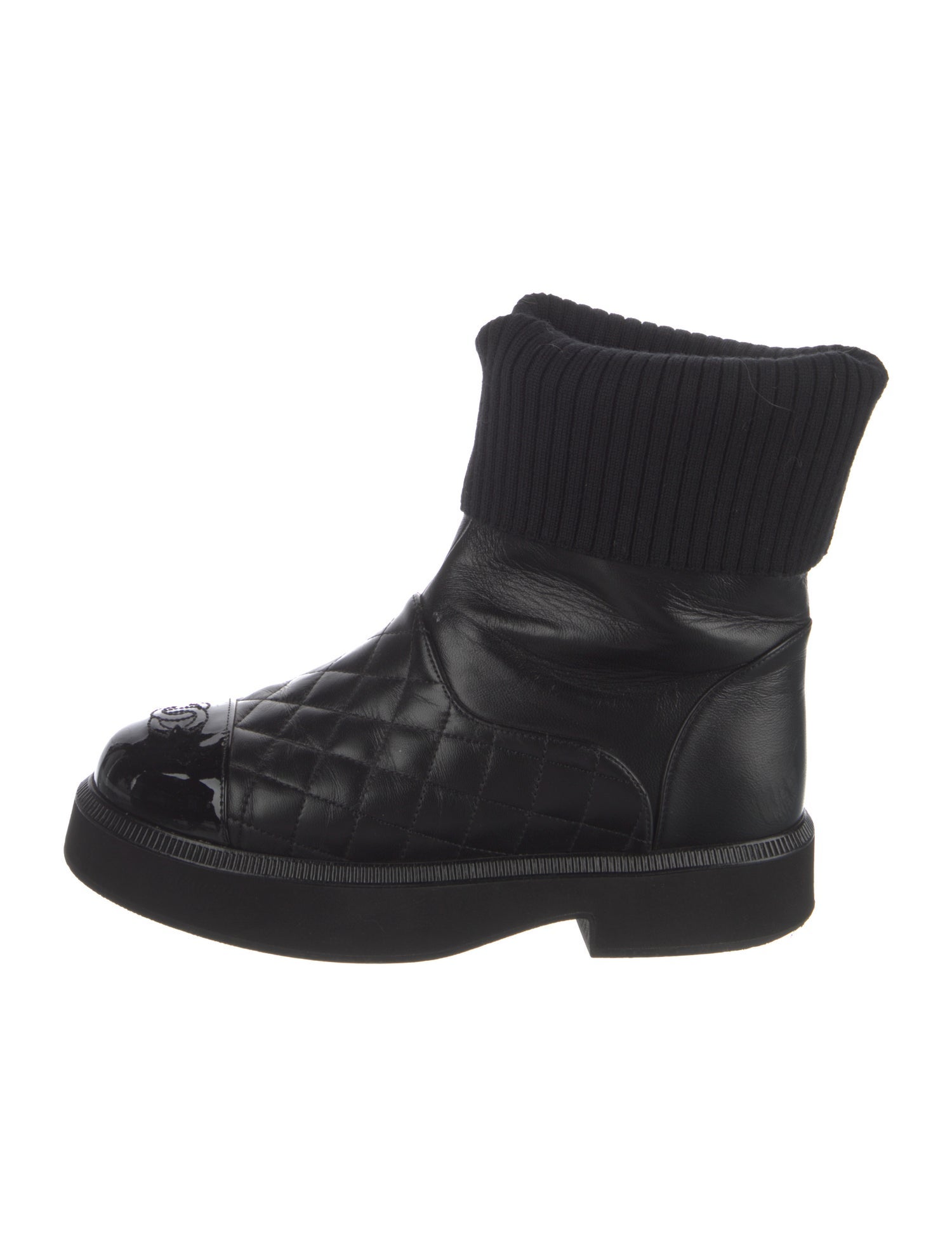 Chanel 2021 Interlocking CC Logo Boots