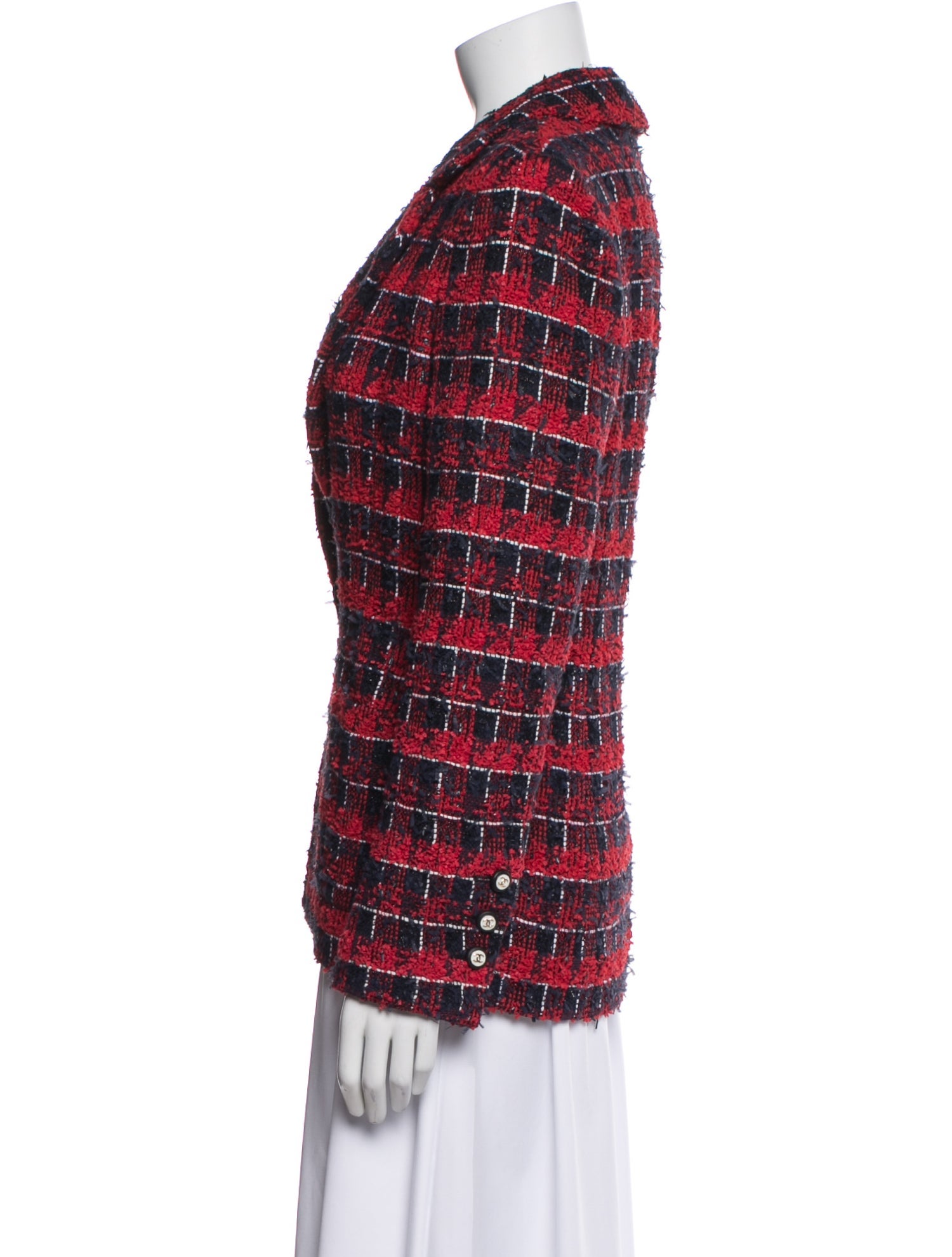 Chanel 2024 Plaid Print Blazer w/ Tags