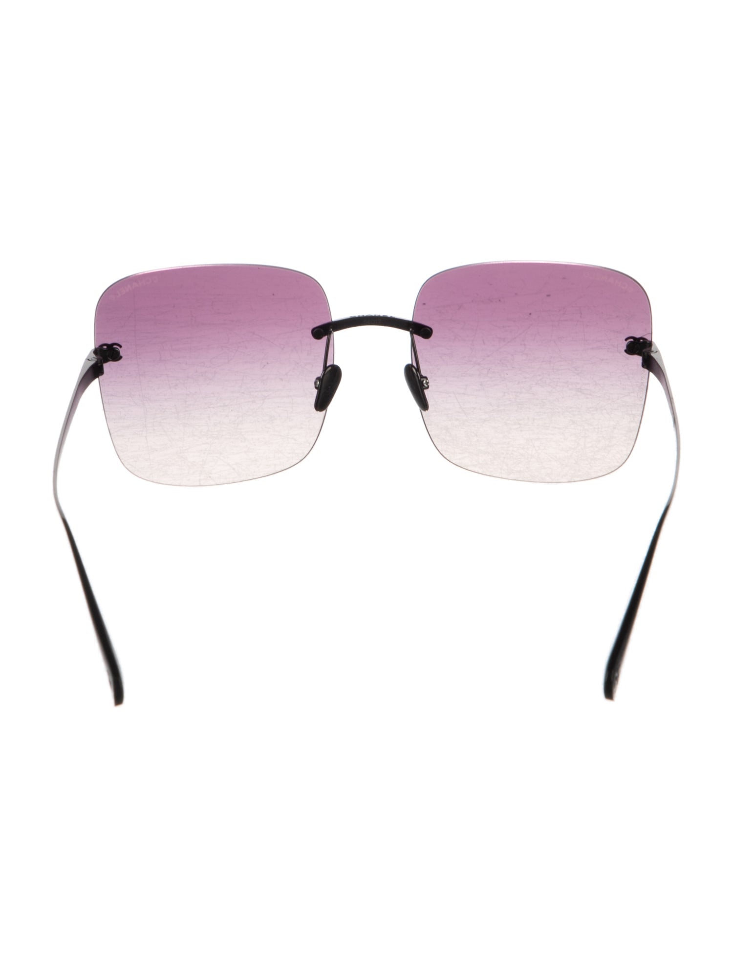 Chanel Titanium Interlocking CC Logo Sunglasses
