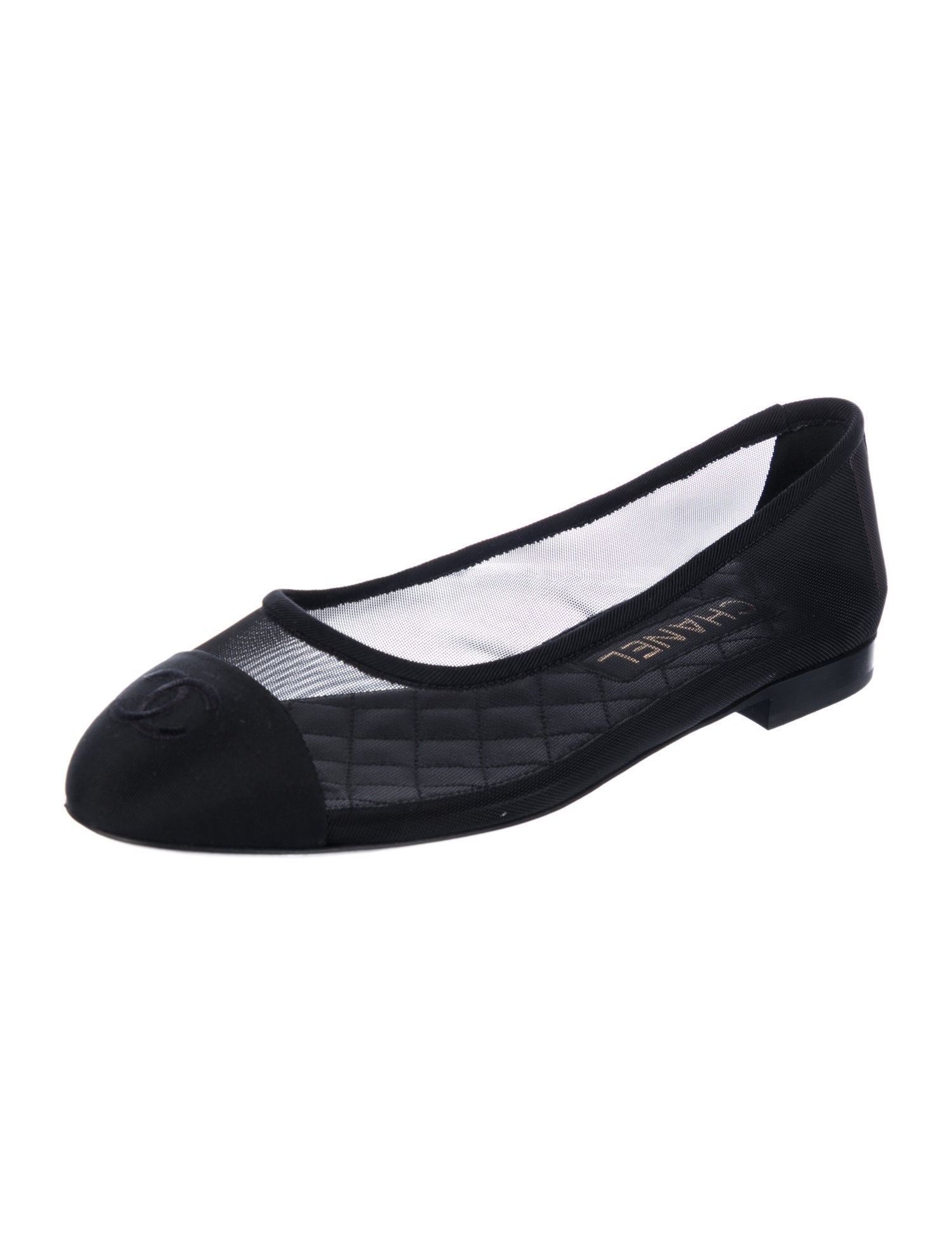 Chanel 2025 Interlocking CC Logo Ballet Flats
