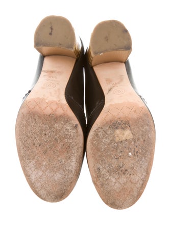 Chanel Leather Interlocking CC Ankle Boots