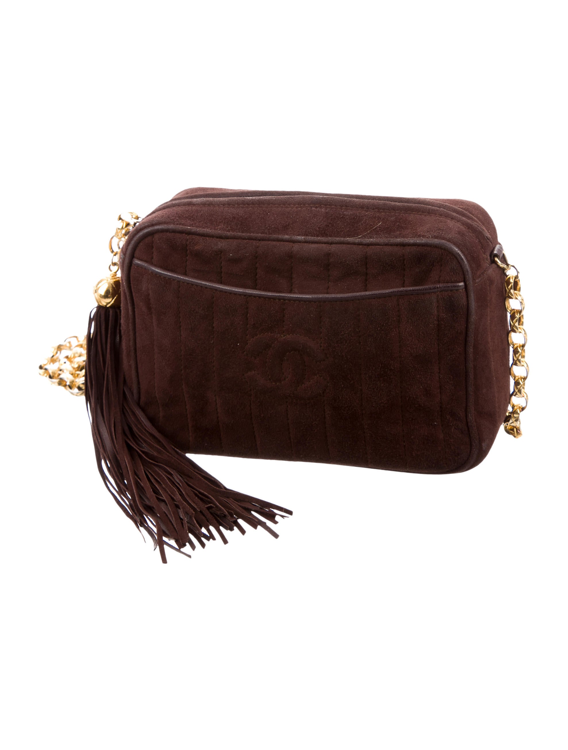 Chanel Suede Camera Bag Handbags CHA144215 The RealReal