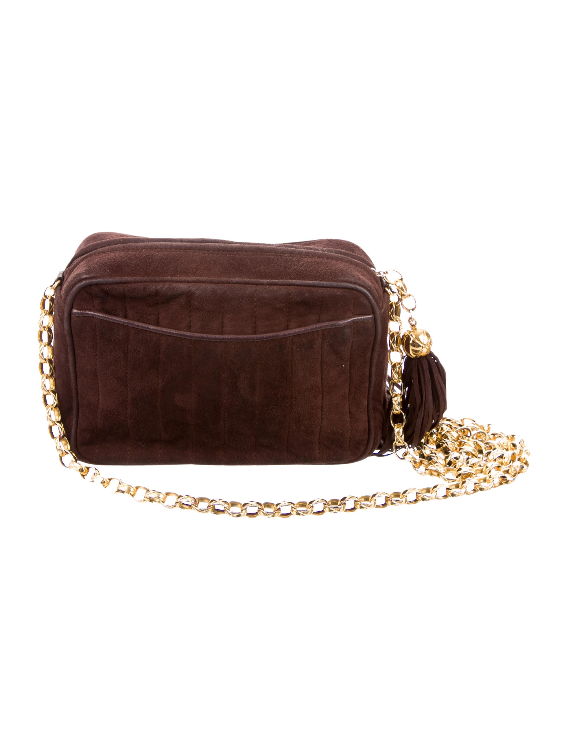 Chanel Suede Camera Bag Handbags CHA144215 The RealReal