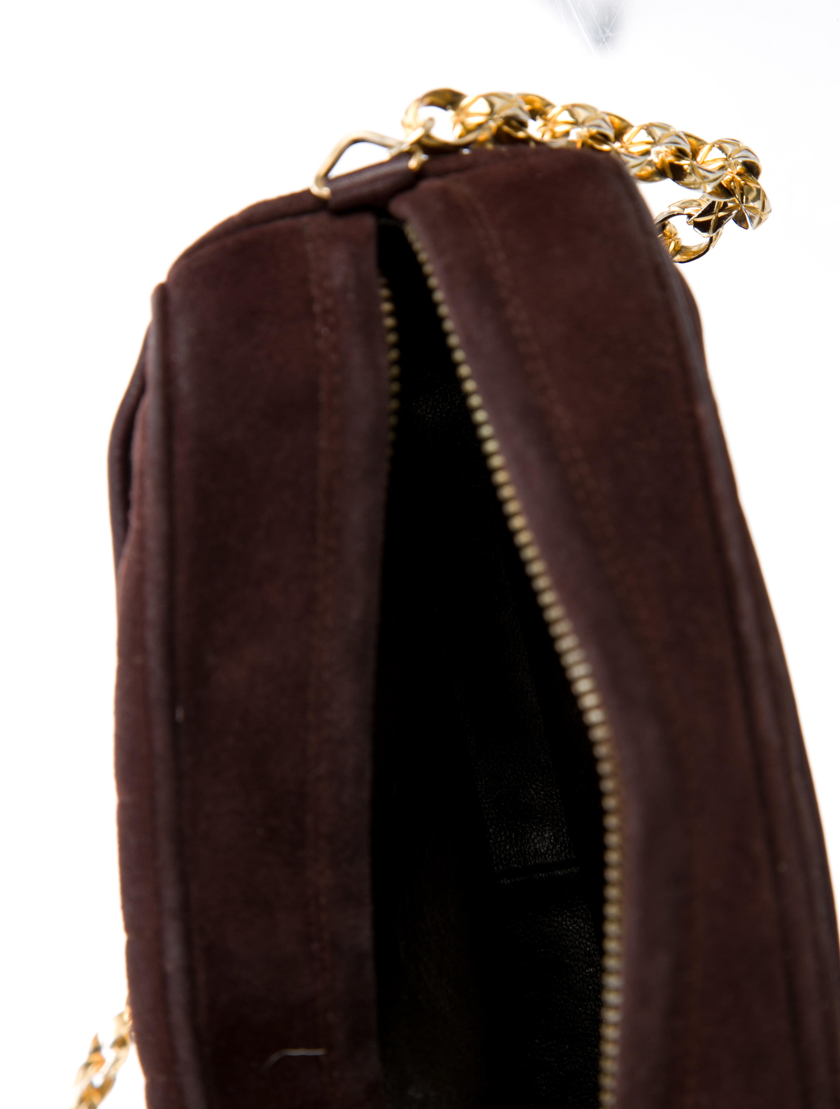 Chanel Suede Camera Bag Handbags CHA144215 The RealReal