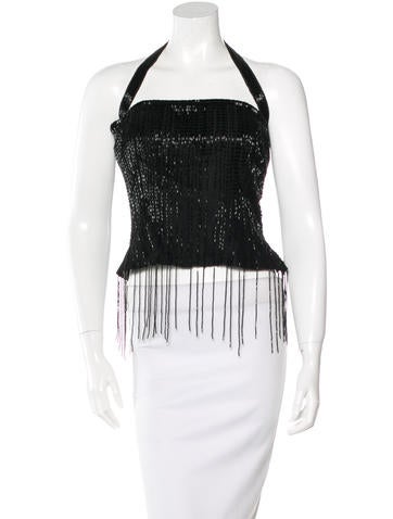 Chanel Embellished Halter Top