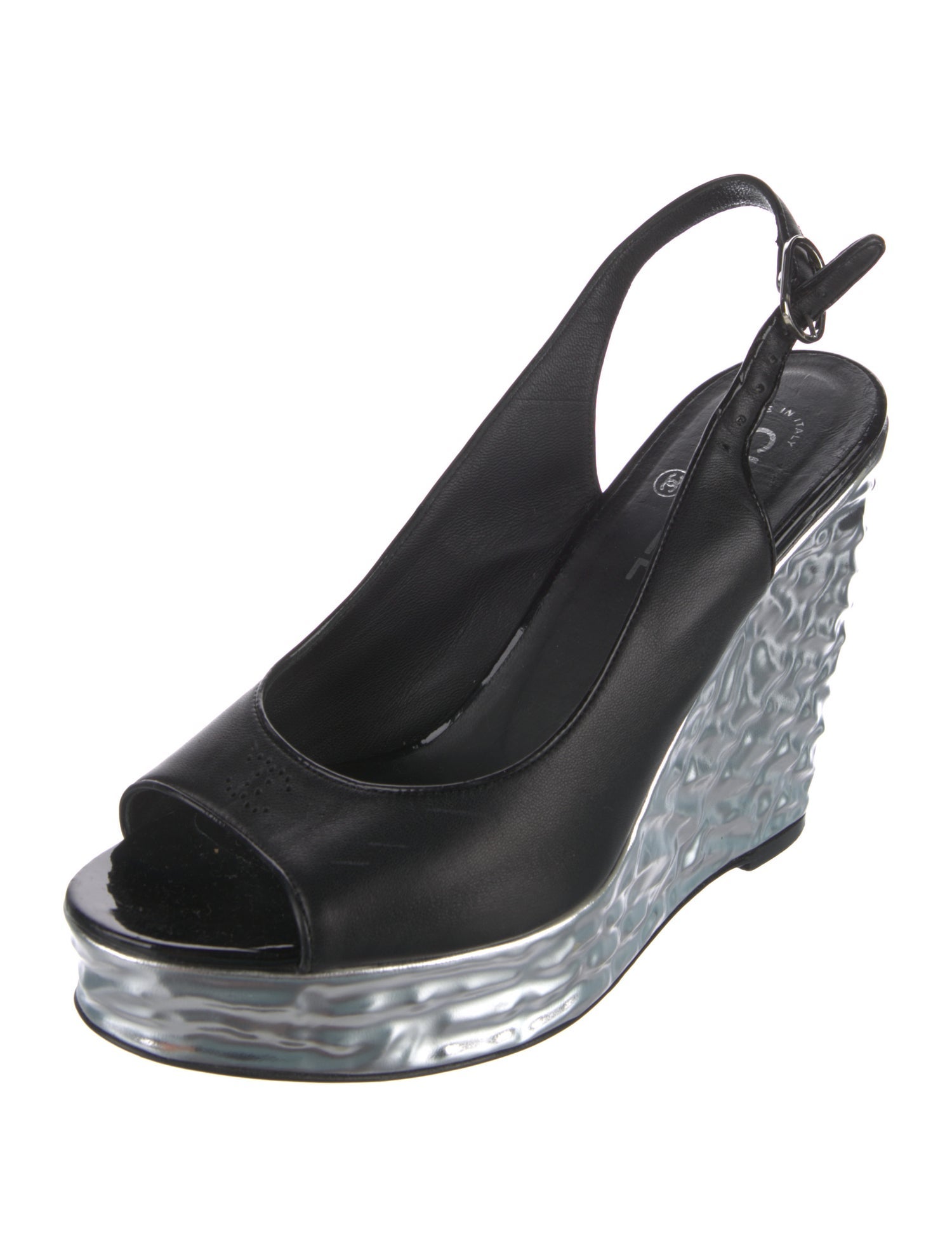 Chanel Vintage 2009 Slingback Sandals