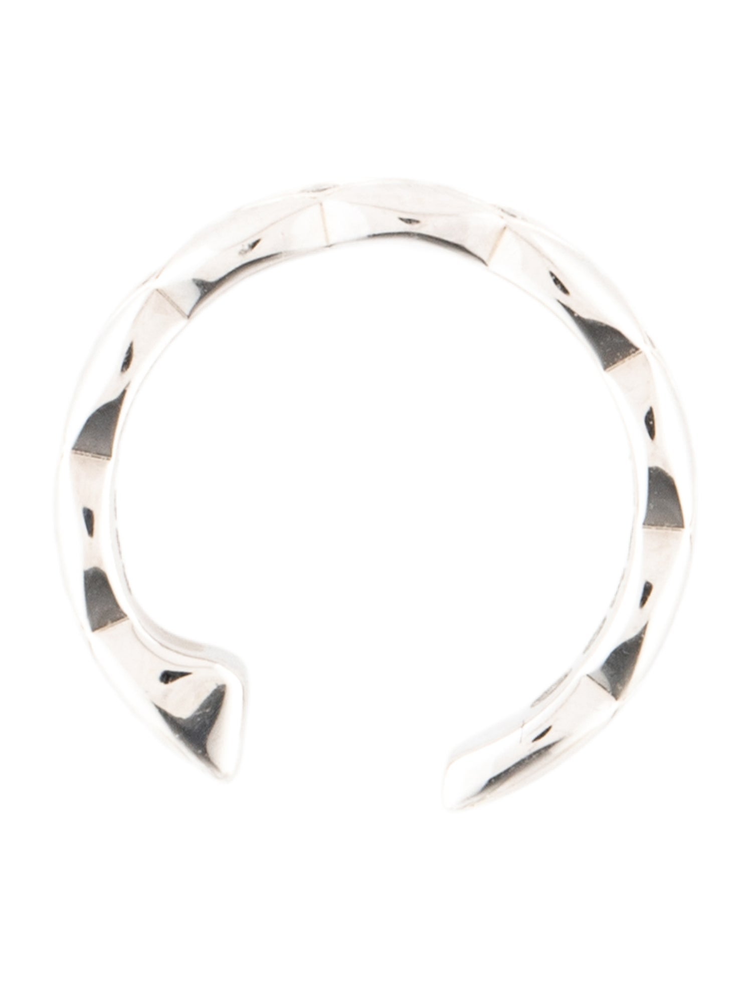 Chanel 18K Diamond Coco Crush Single Ear Cuff