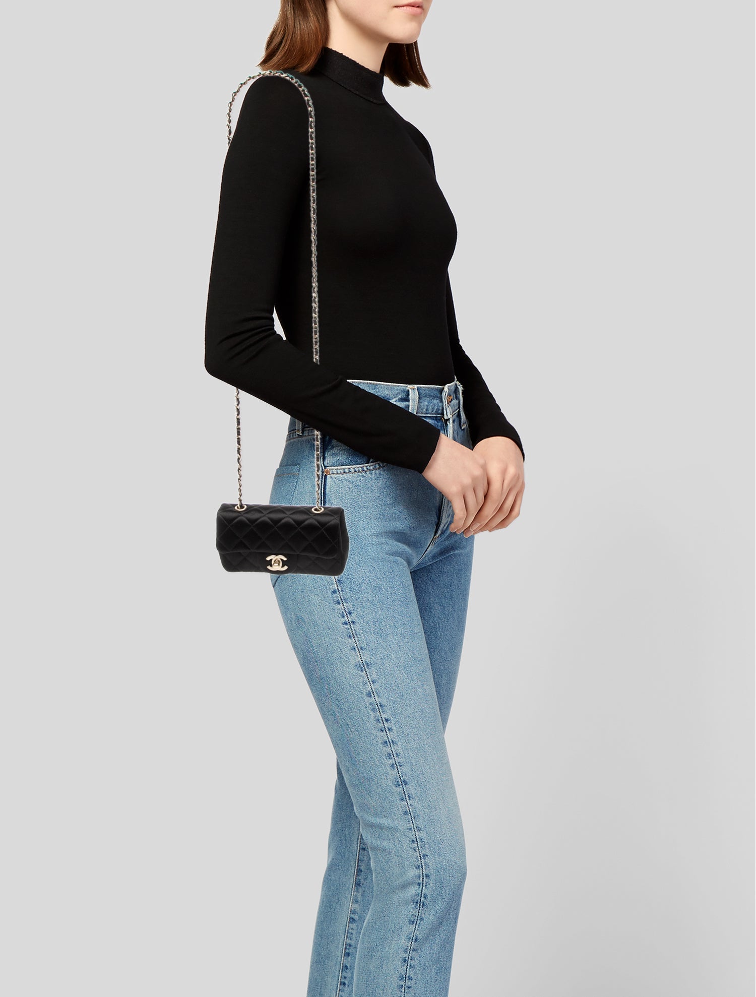 Chanel Zig Zag Quilted Flap Bag - Blue Shoulder Bags, Handbags