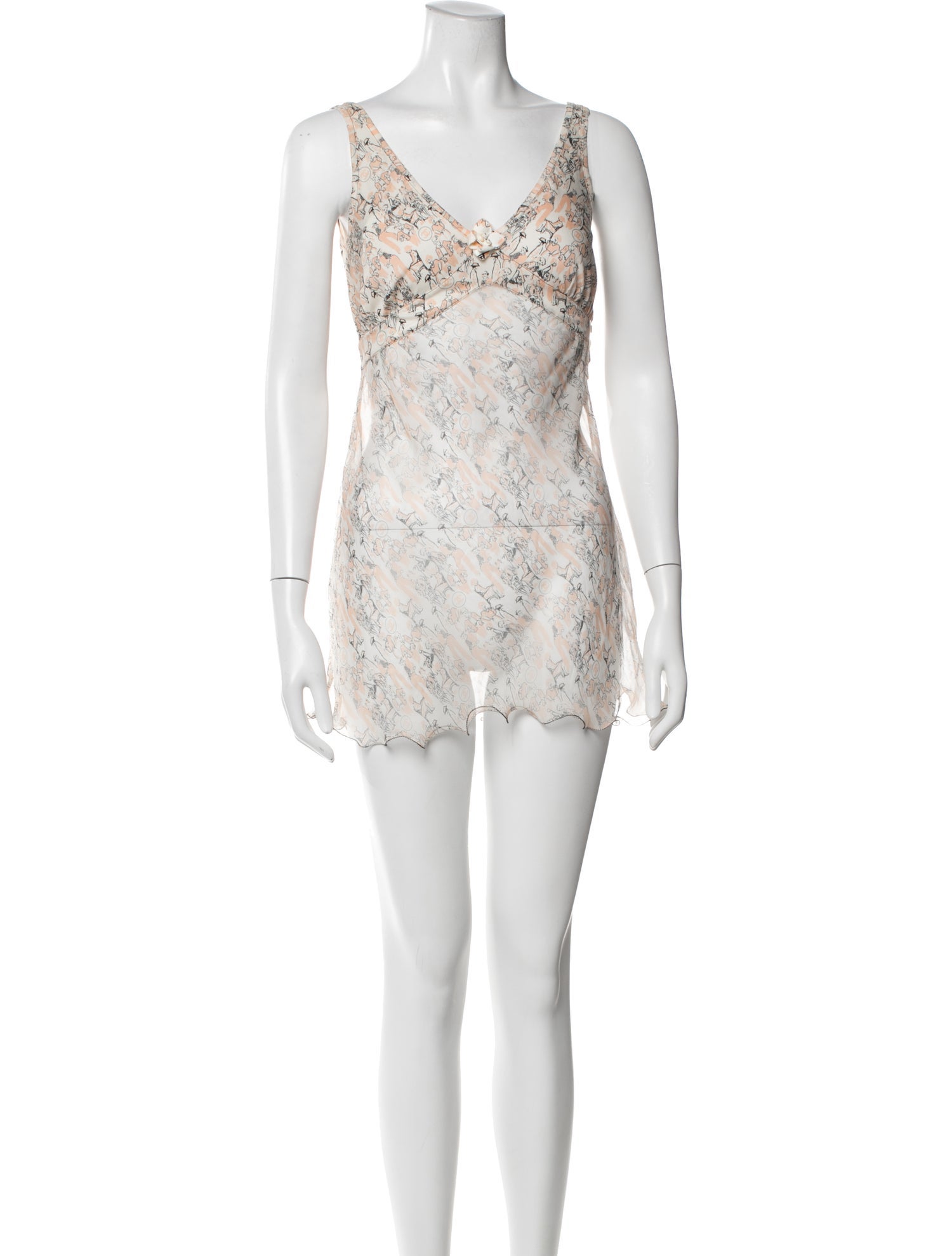 chanel vintage mini dress Chanel Vintage Mini Dress - Neutrals Dresses, Clothing - CHA1445341