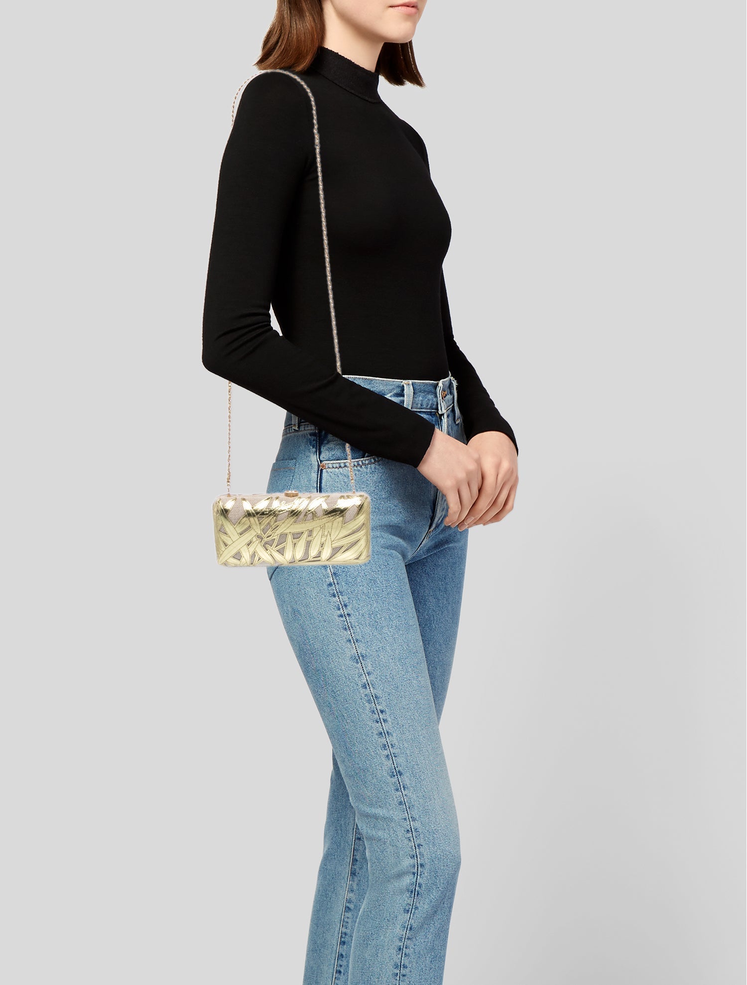 Christian Dior 2022 Micro Beaded Lady Dior Bag - Gold Mini Bags