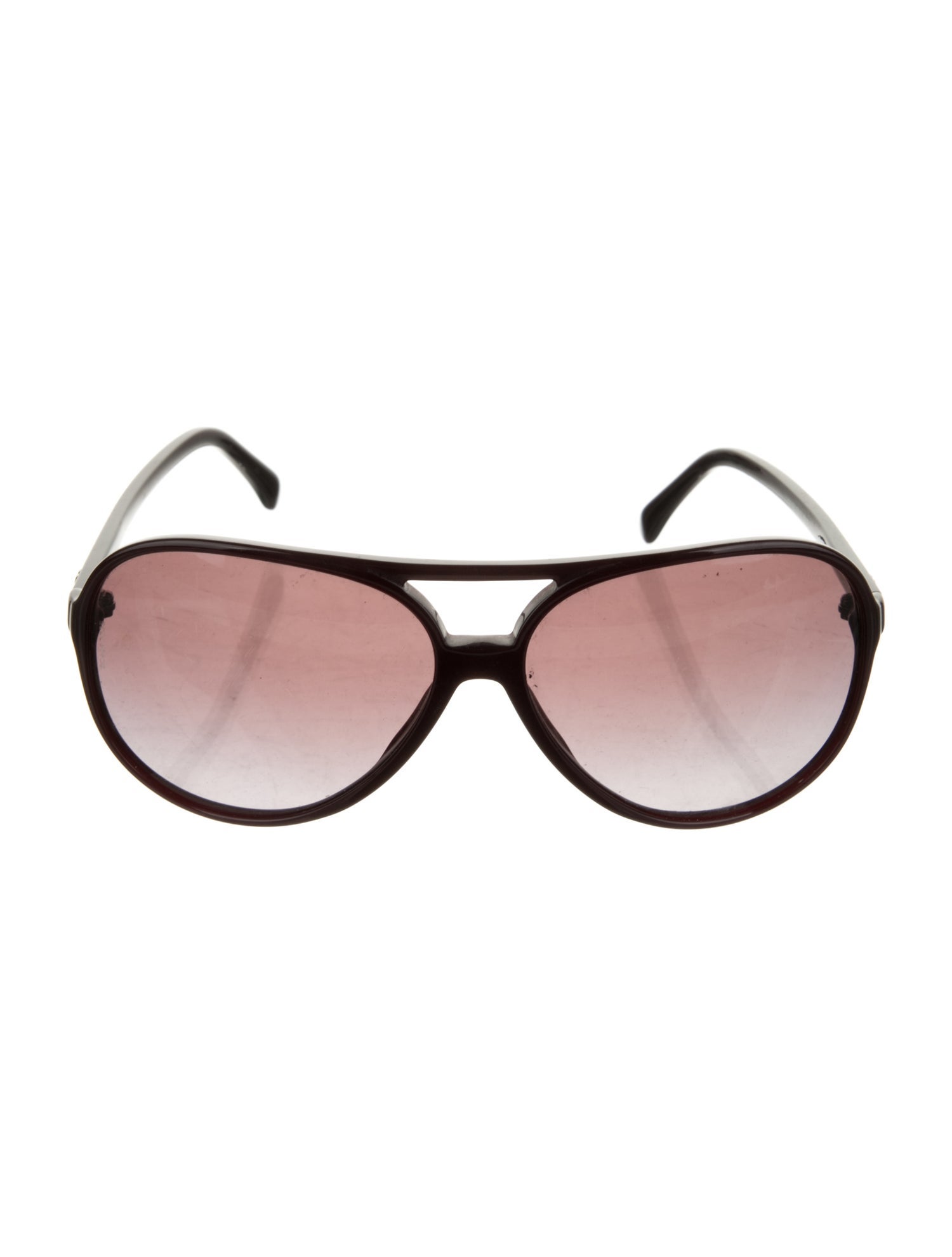 Chanel Interlocking CC Logo Round Sunglasses