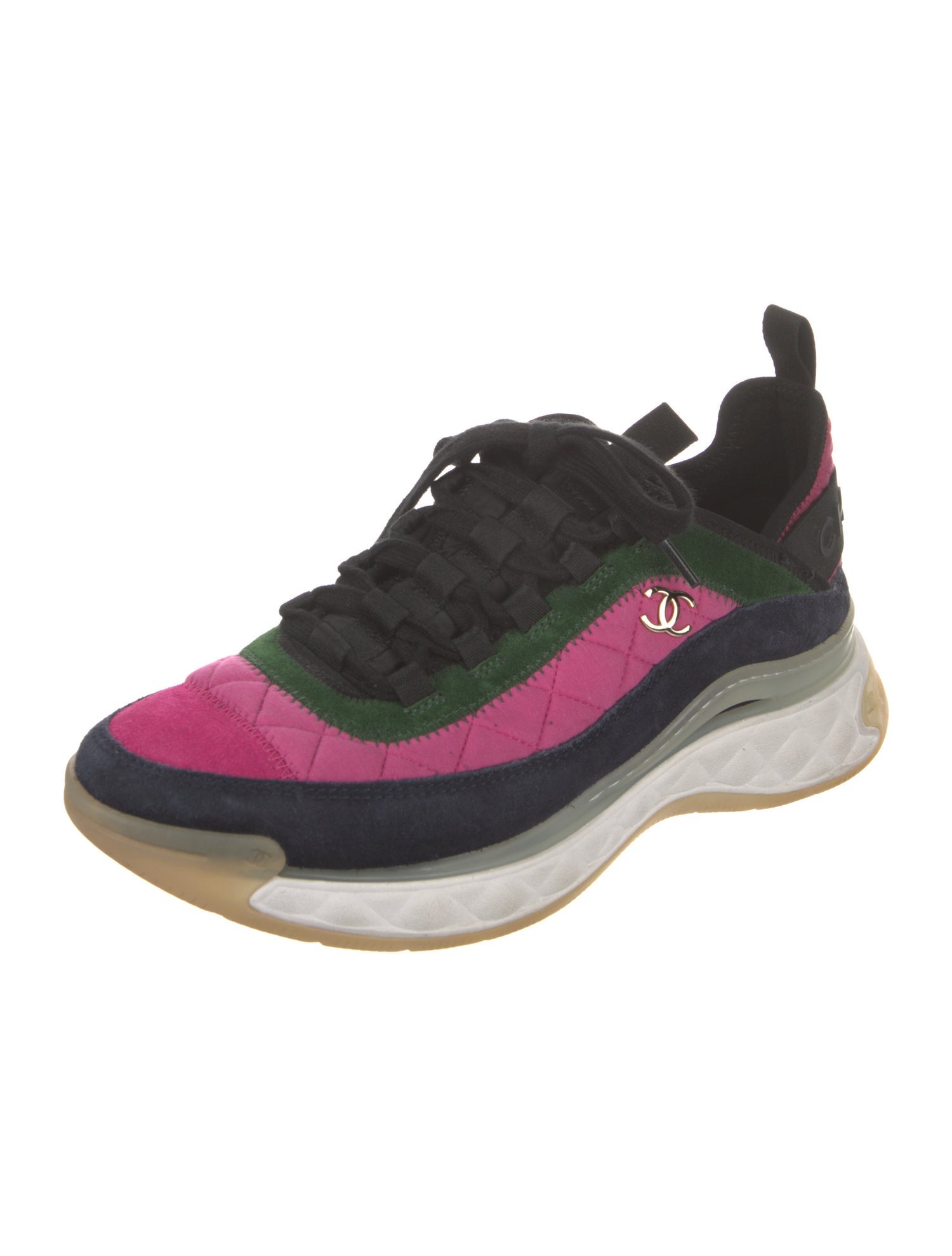 Chanel 2021 Interlocking CC Logo Chunky Sneakers