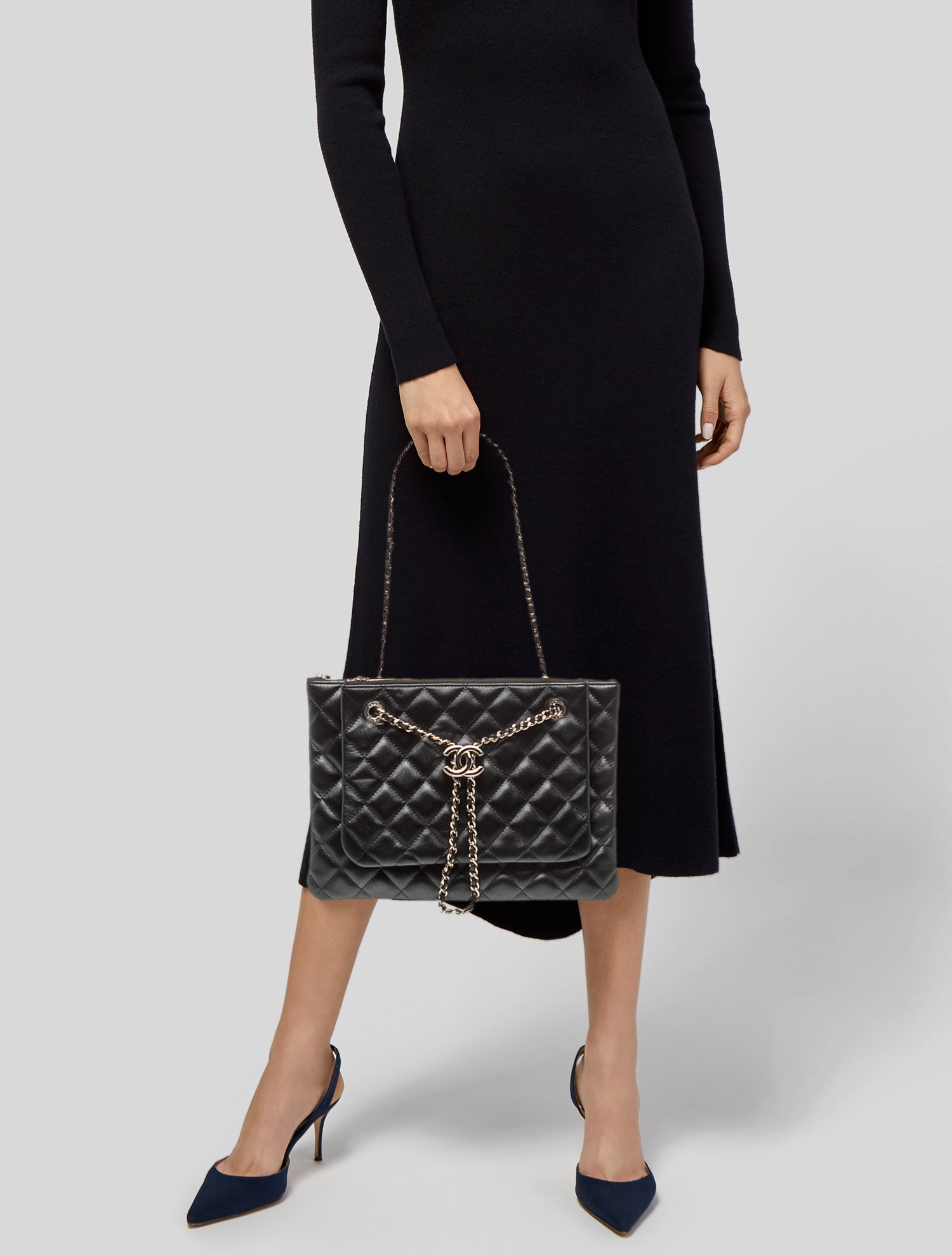 Charlotte Olympia Croissant Clutch - Gold Clutches, Handbags