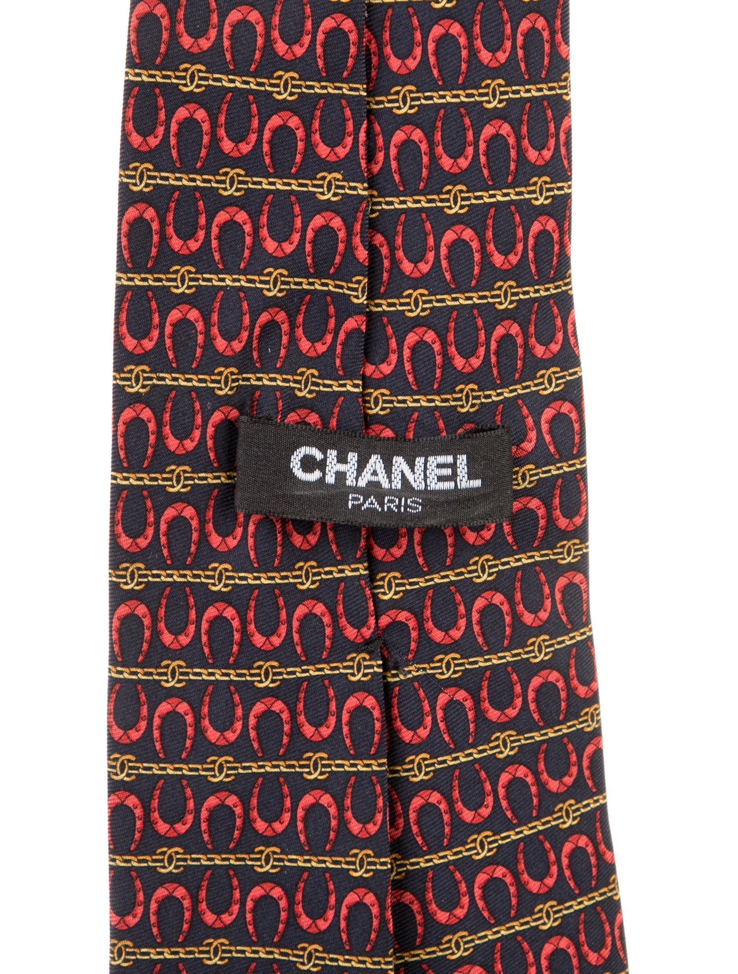 Chanel CC Horseshoe Tie
