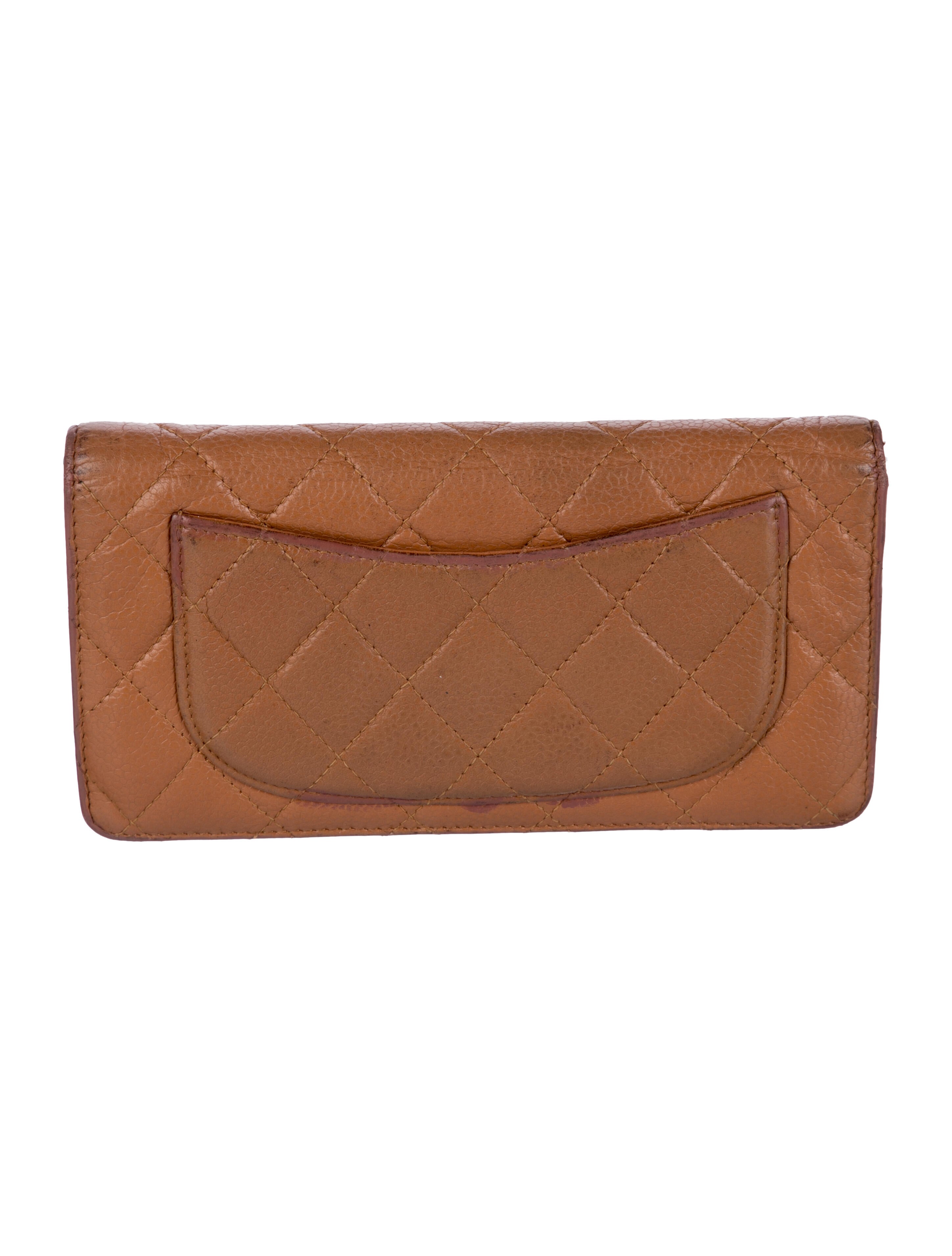 Chanel 2011 Interlocking CC Logo Continental Wallet