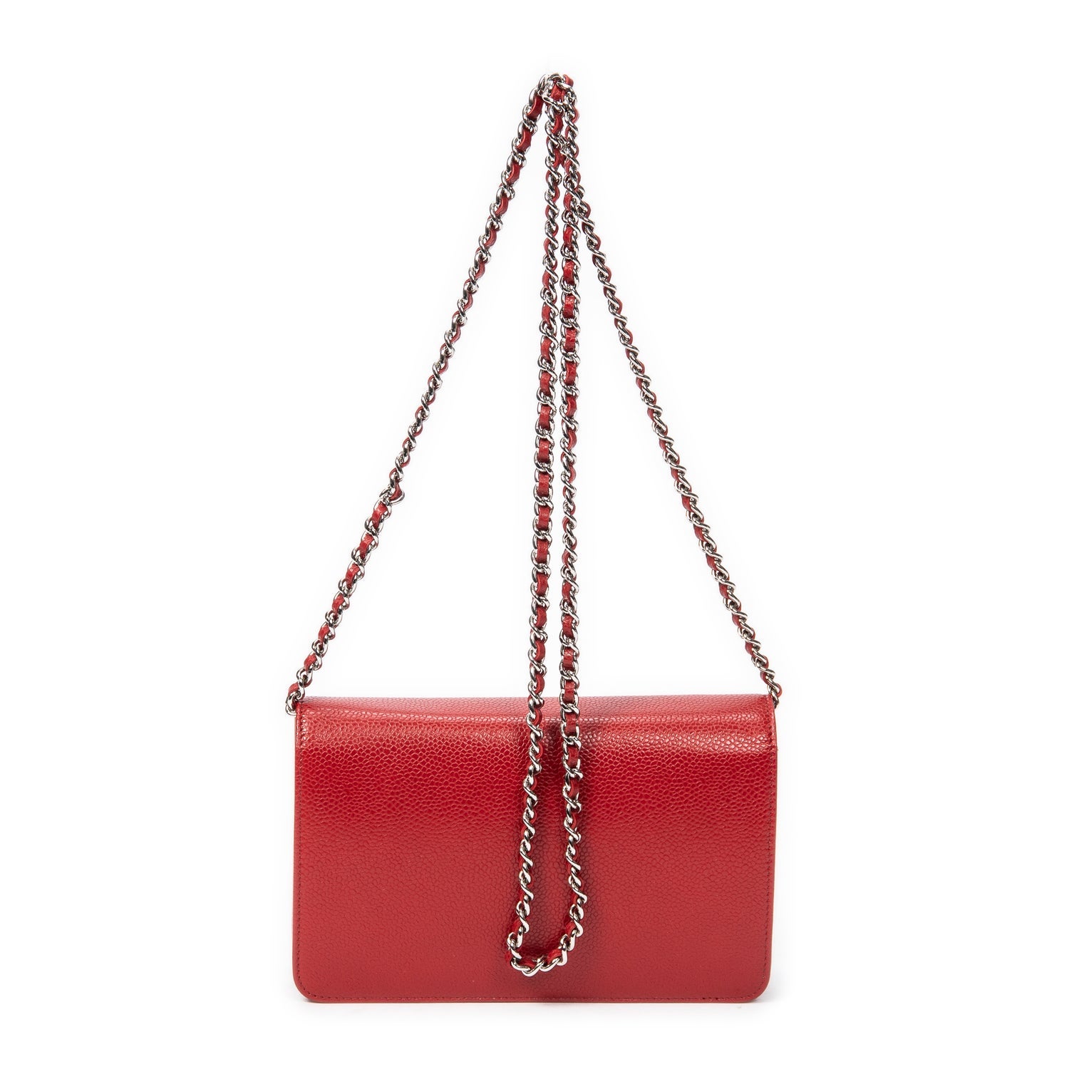 Chanel Leather Timeless Wallet on Chain