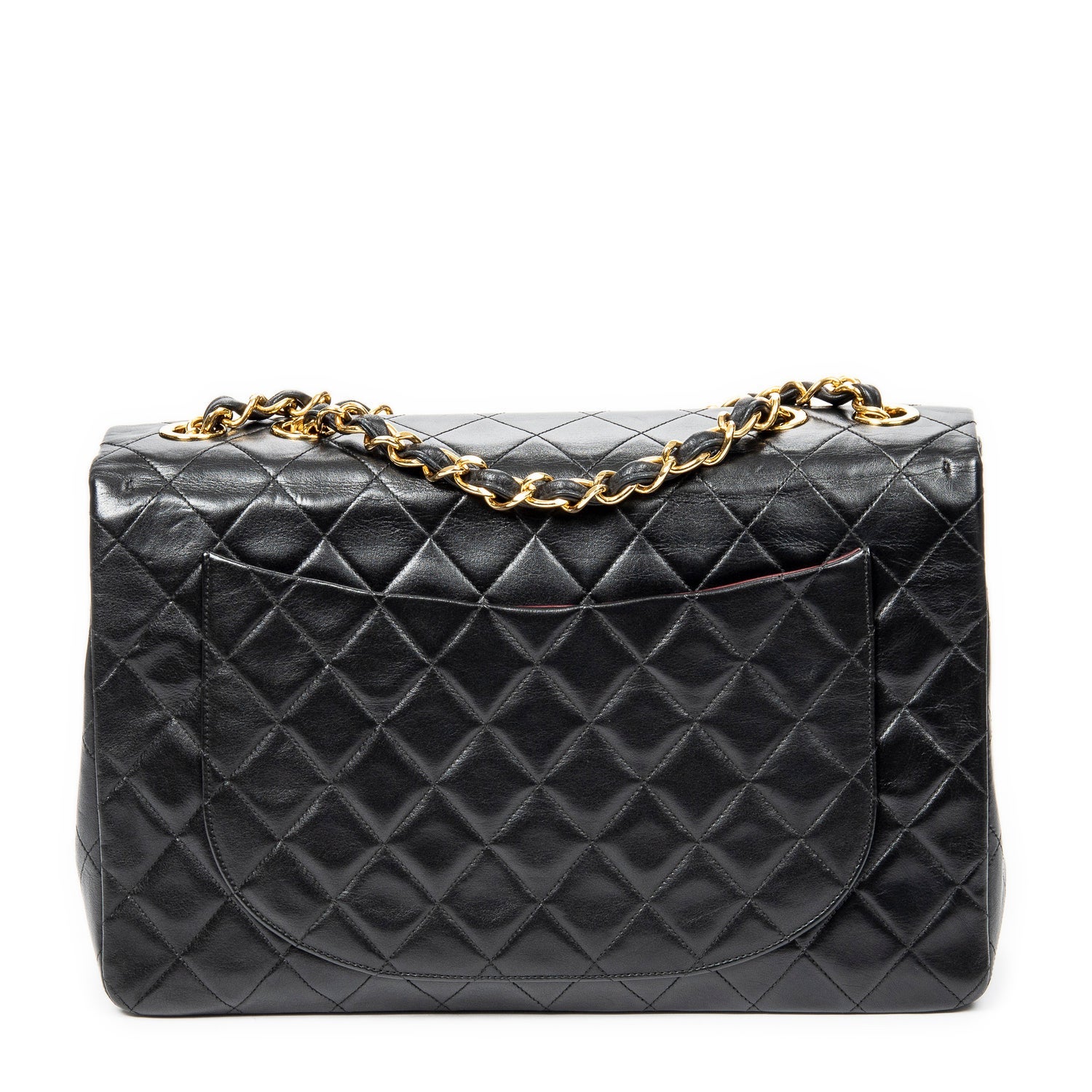 Chanel Leather Maxi Jumbo XL Flap