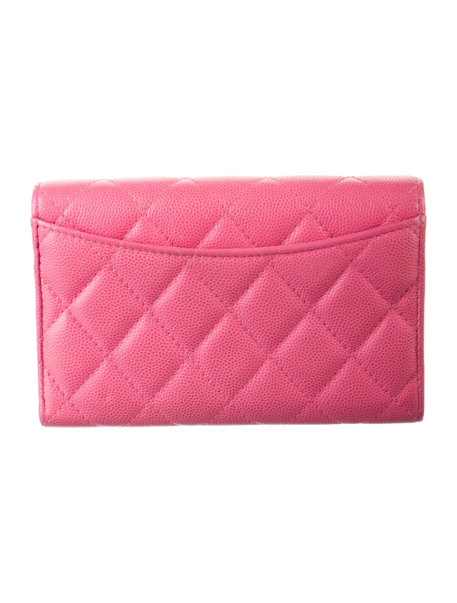 Chanel 2020 Interlocking CC Logo Trifold Wallet