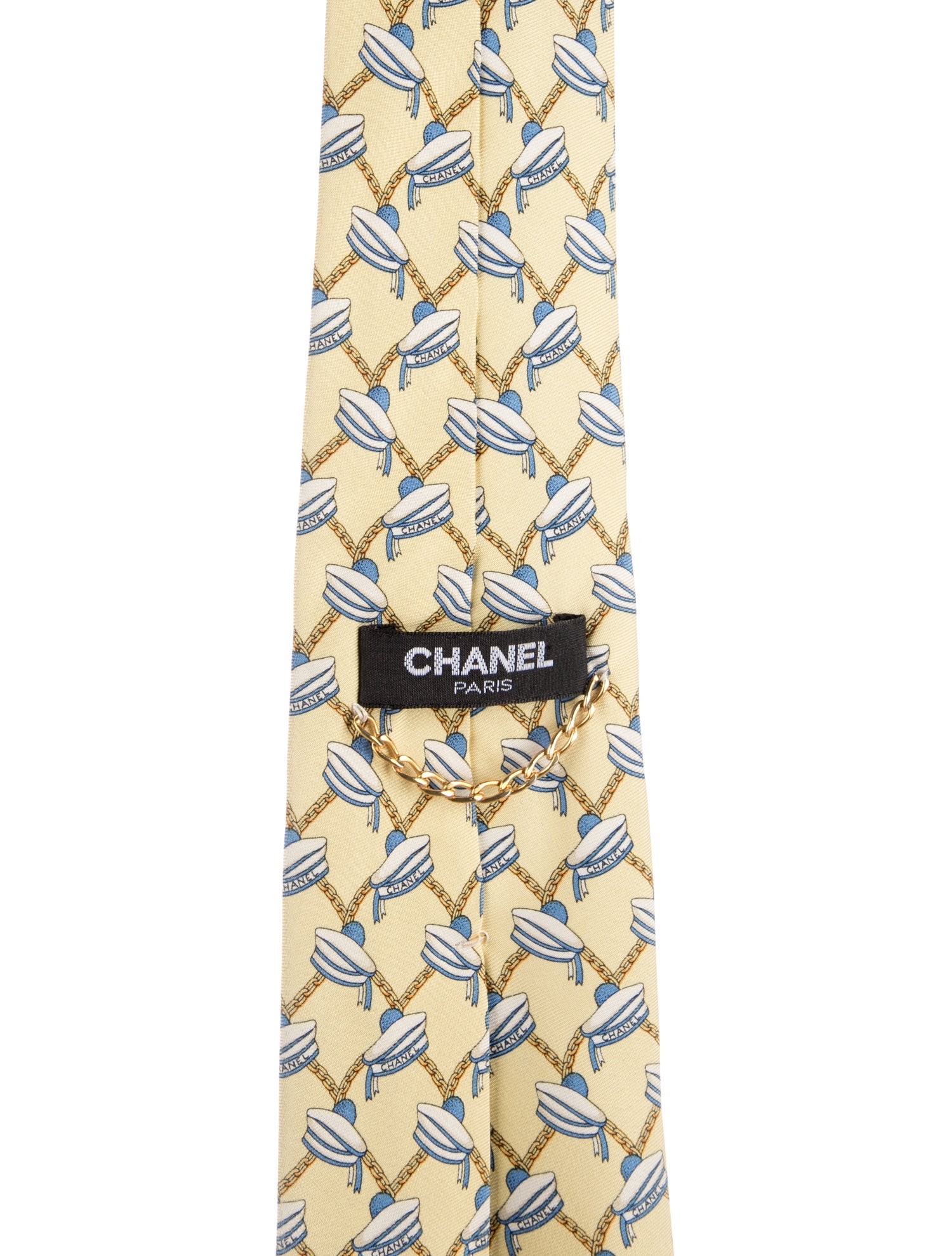 Chanel Sailor Hat Silk Necktie