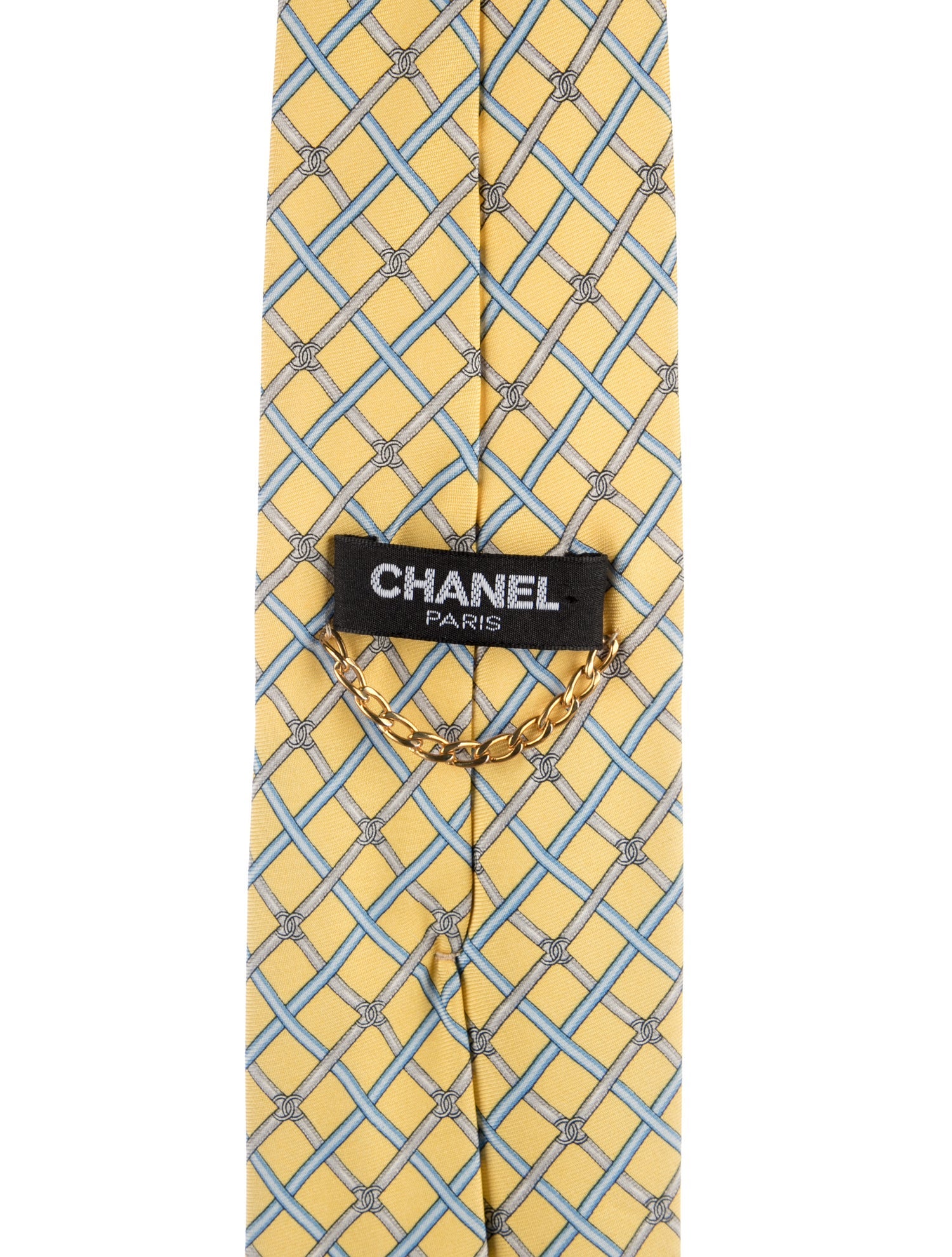 Chanel Silk Pattern Necktie