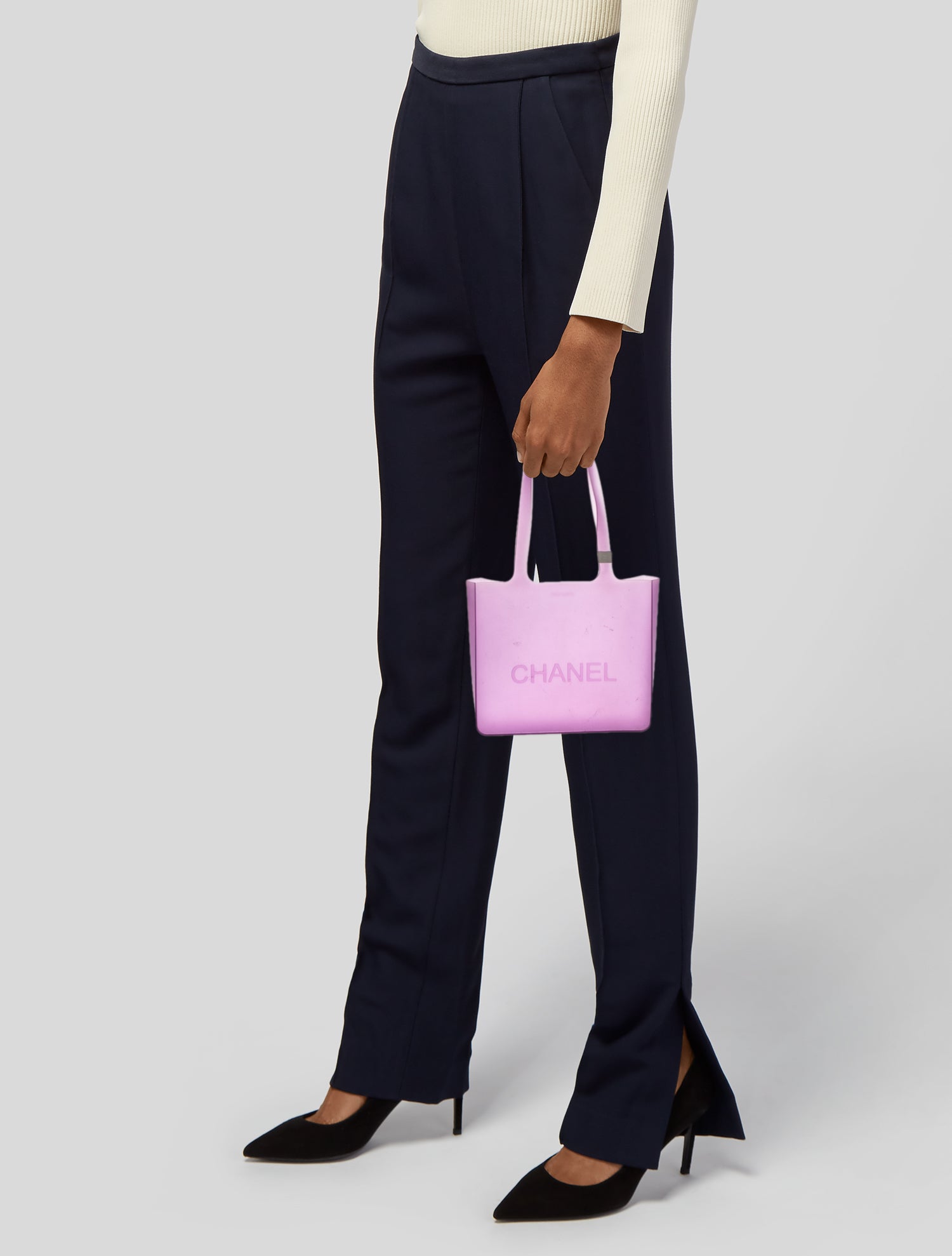 Chanel Jelly Logo Tote