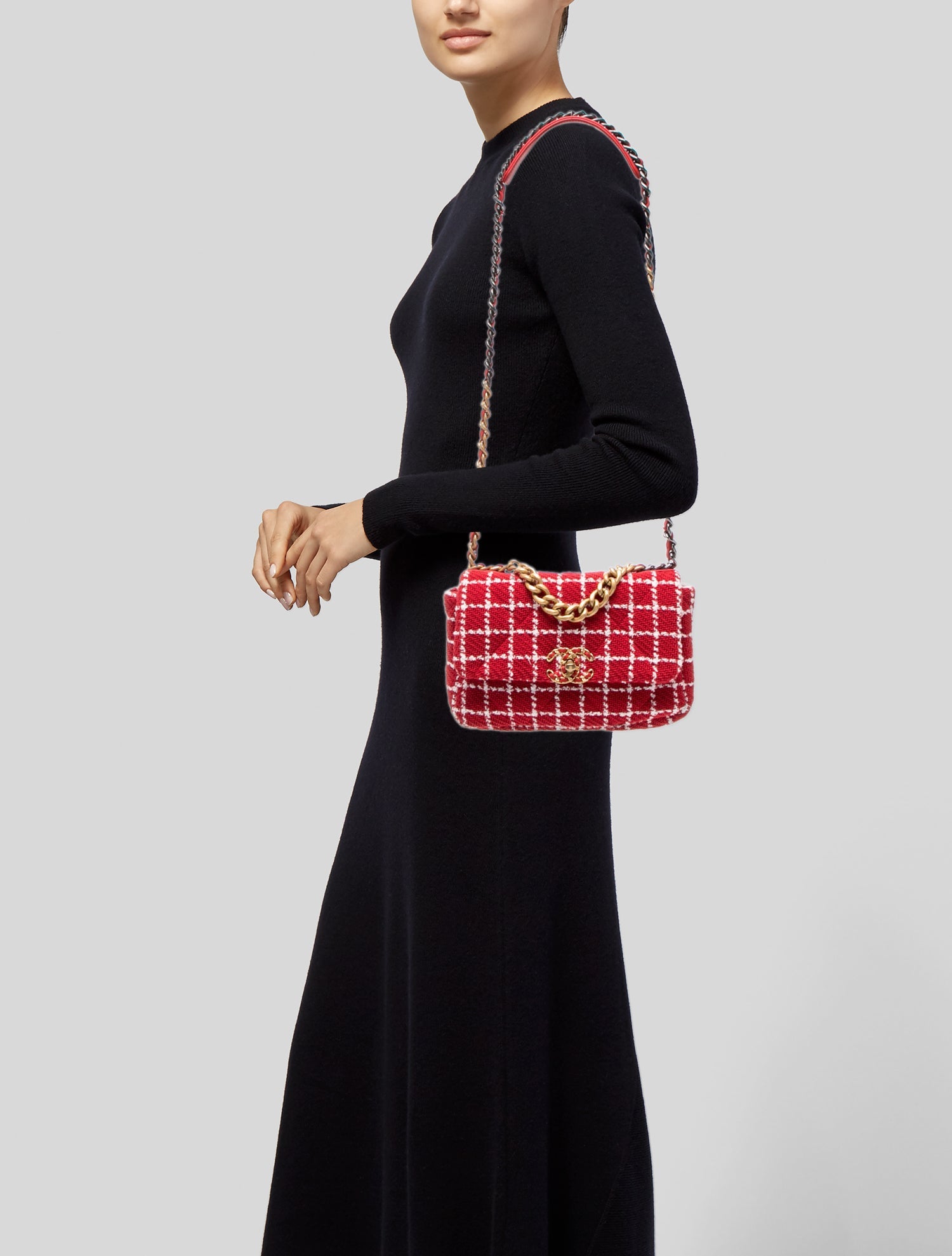 Chanel Medium Tweed 19 Flap Bag