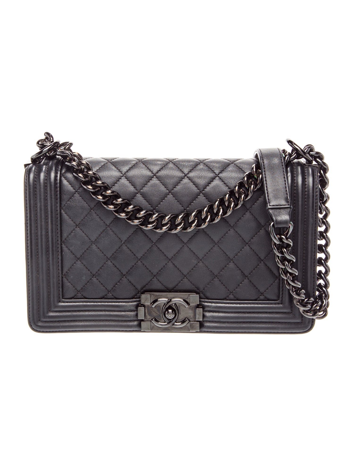 Chanel Medium So Black Boy Bag