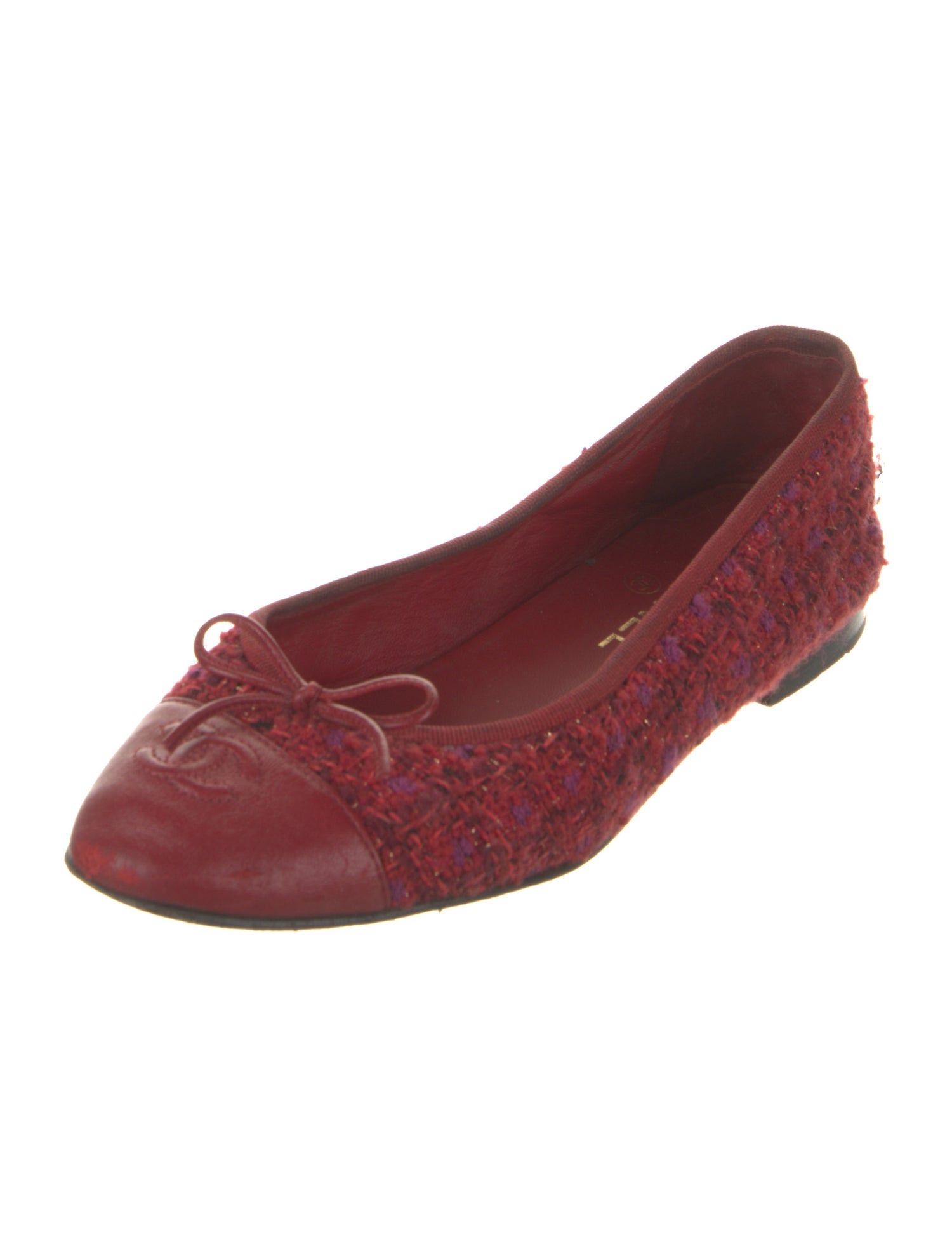 Chanel 2023 Interlocking CC Logo Ballet Flats