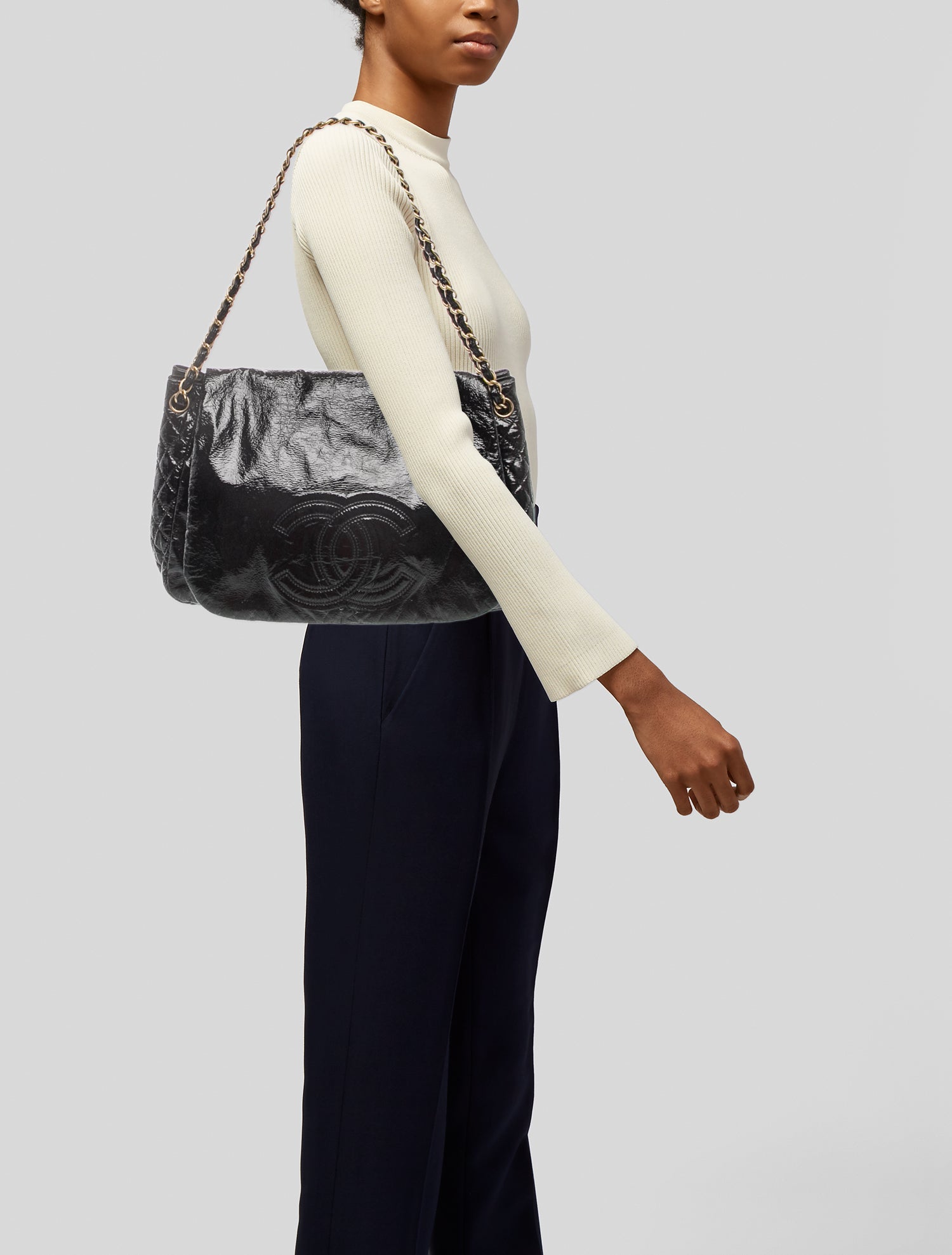 Chanel Rock & Chain Accordion Flap Bag