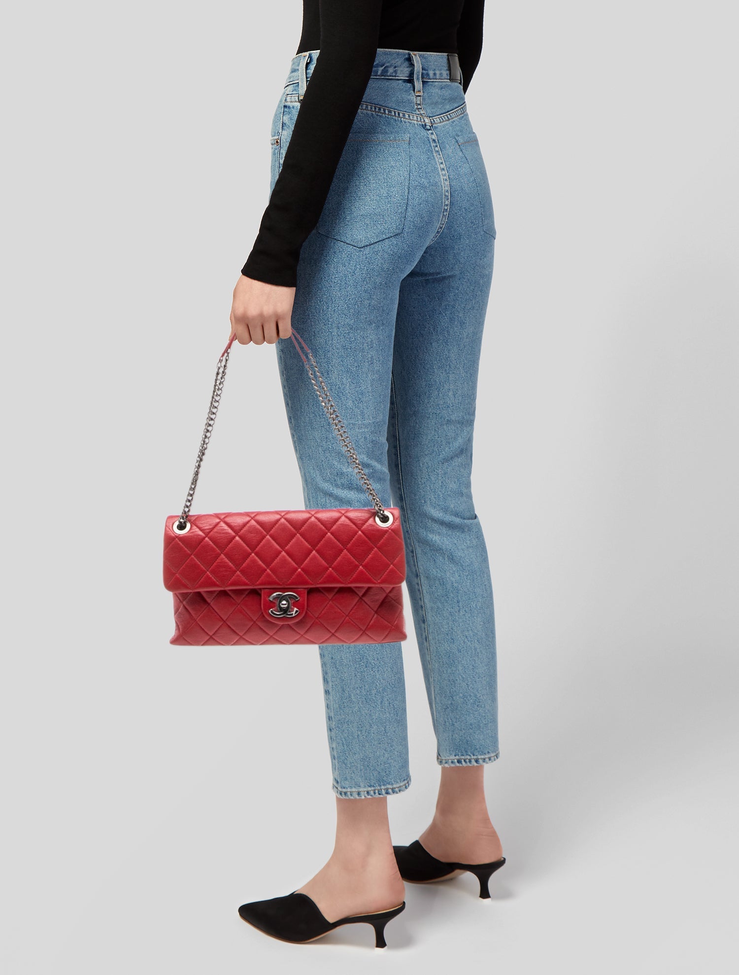 Chanel Burgundy Rocks Flap Bag