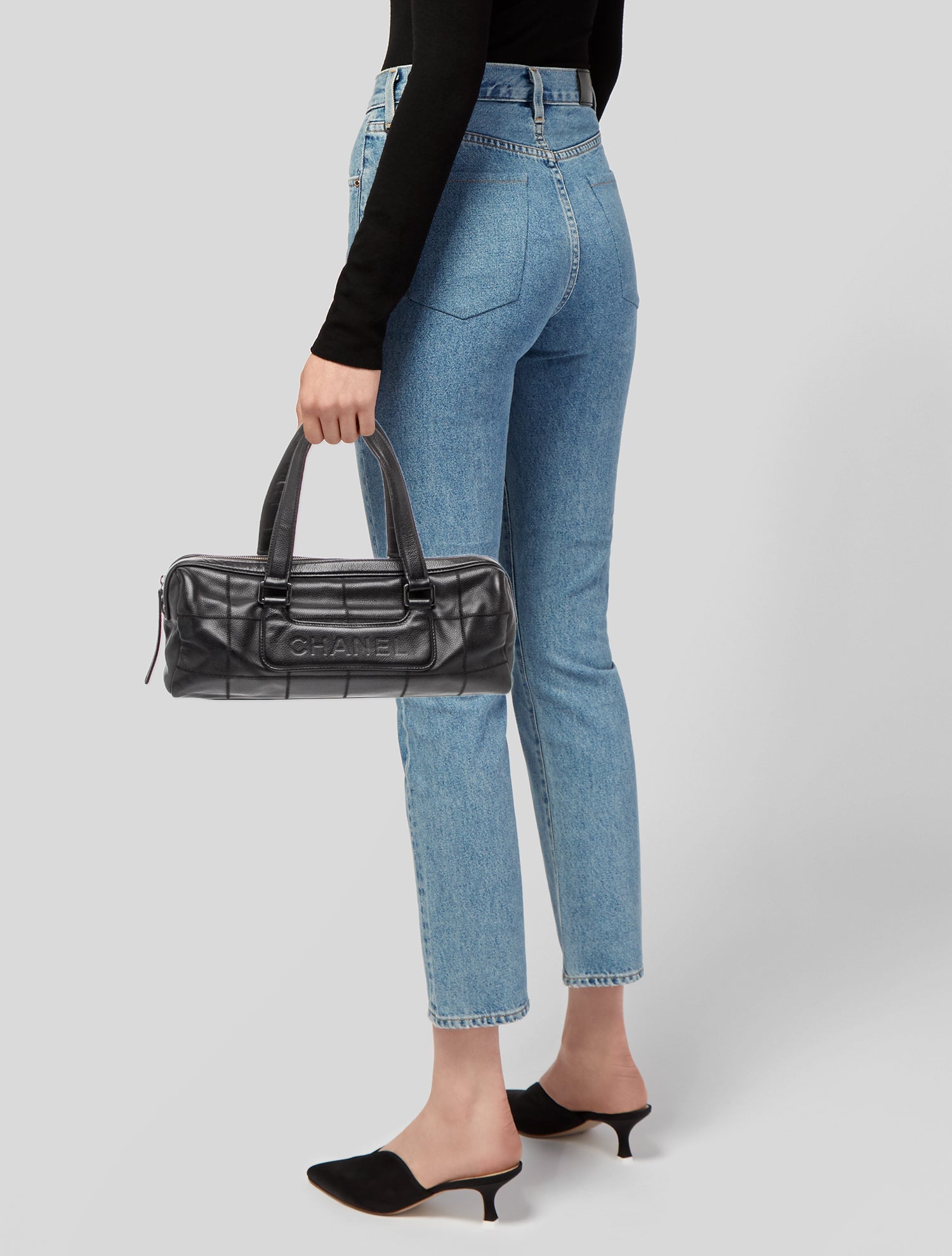 Loewe Velazquez Clutch - Black Handle Bags, Handbags - LOW49713