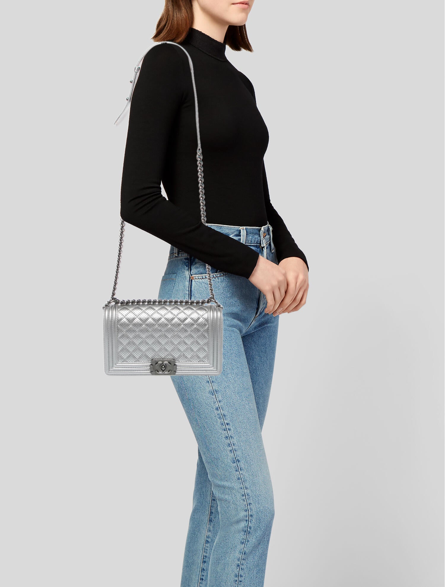 Chanel Medium Perforated Boy Bag