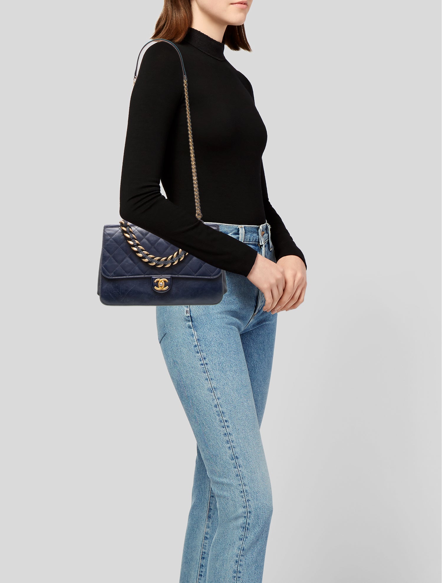 Chanel Paris-Cosmopolite Jumbo Straight Lined Flap Bag