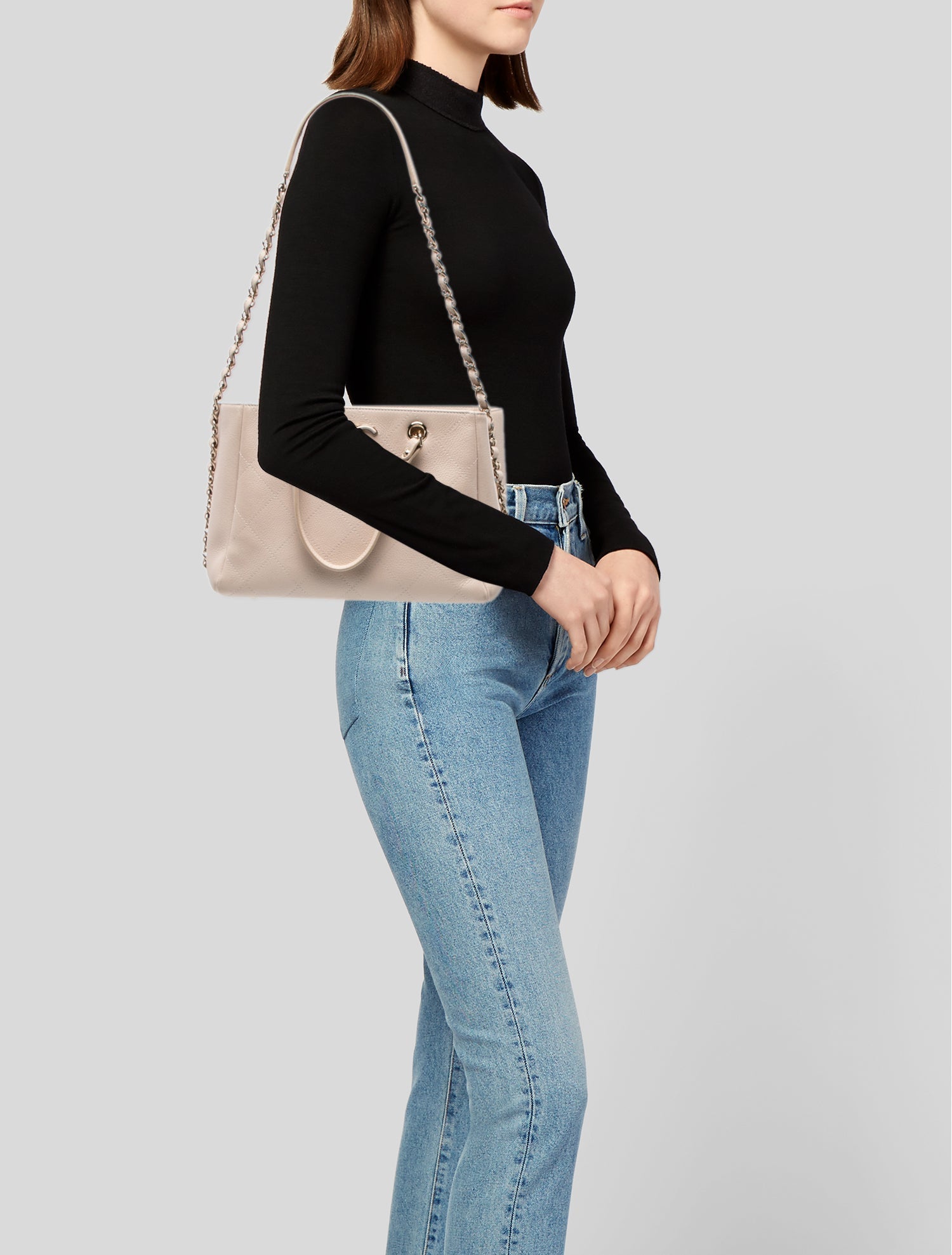 Chanel Bullskin Shopping Tote