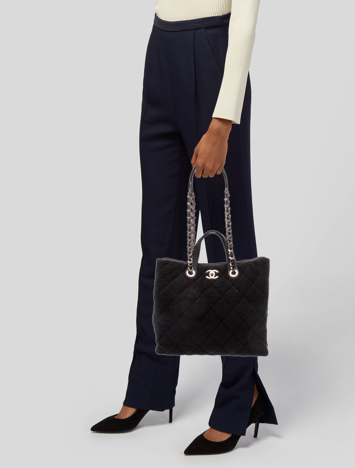 Chanel Coco Beach Tote - Black Totes, Handbags - CHA1481353 | The