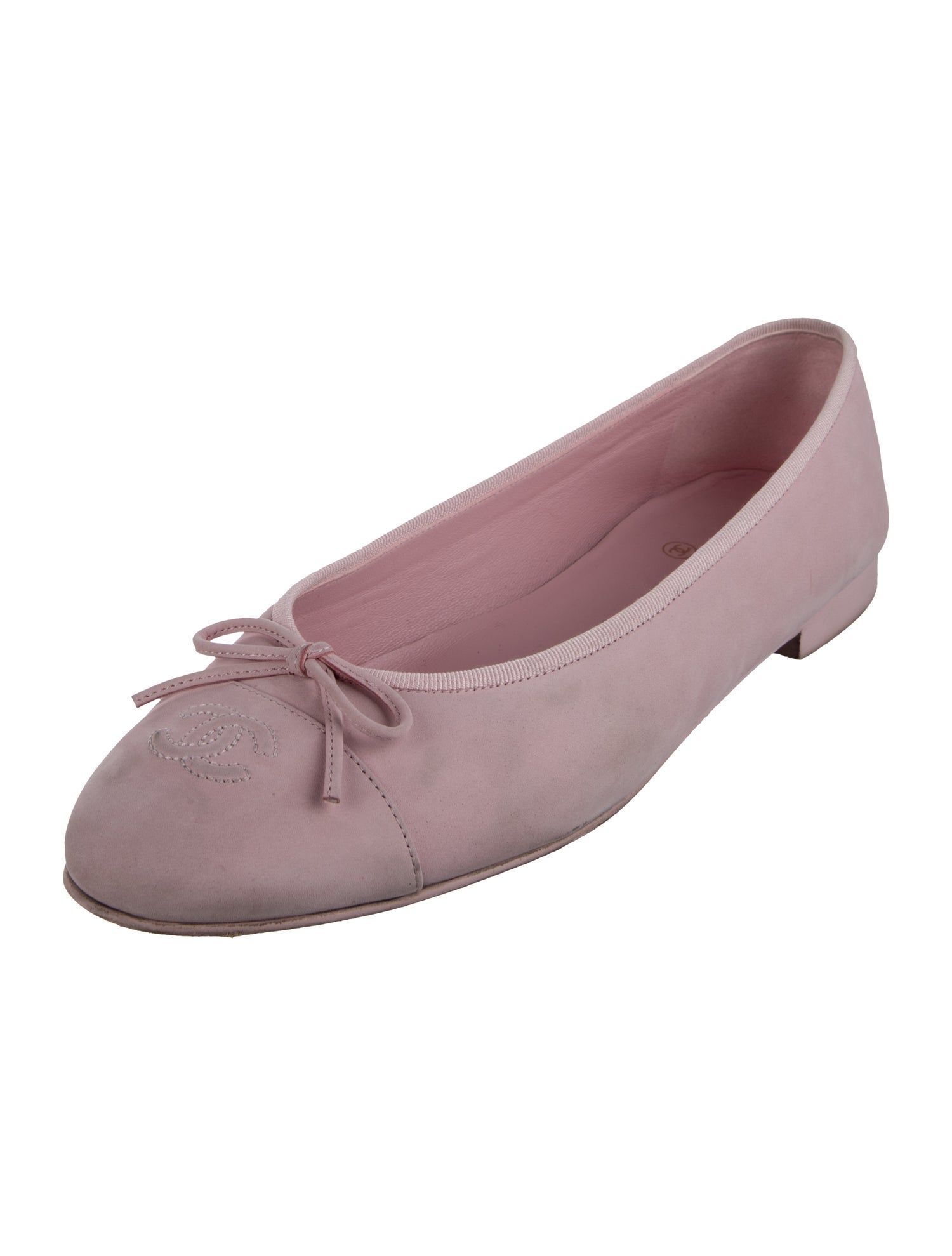 Chanel 2025 Interlocking CC Logo Ballet Flats