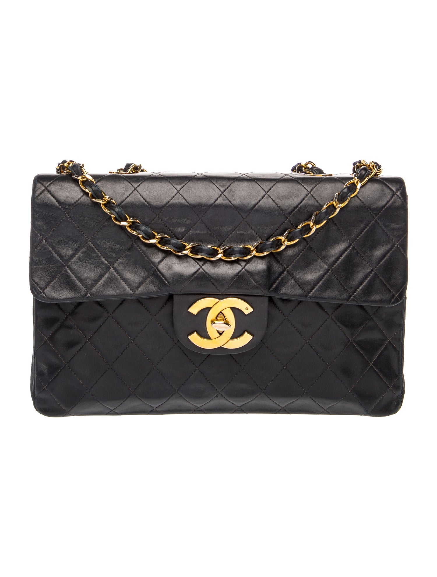 Chanel Classic Jumbo XL Maxi Flap - Black Shoulder Bags, Handbags