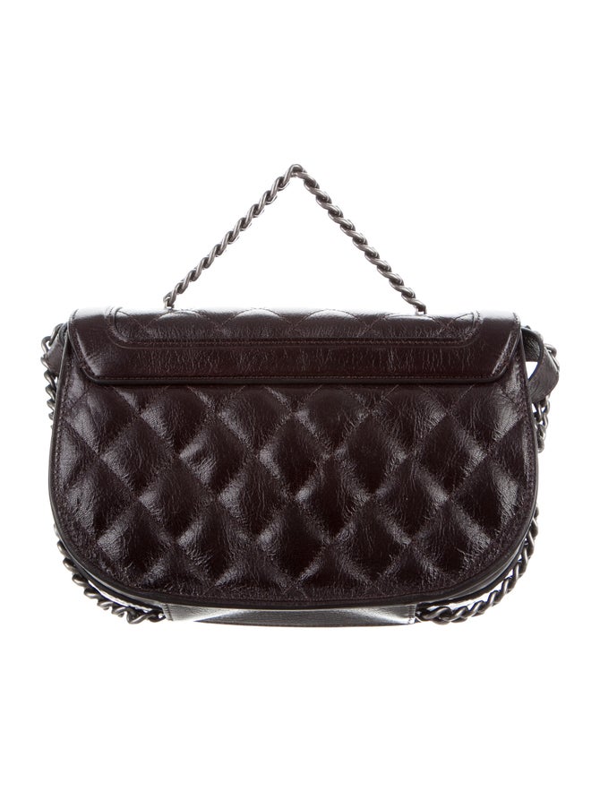 Chanel 2015 Aged Calfskin Saddle Bag Handbags CHA149477 The RealReal