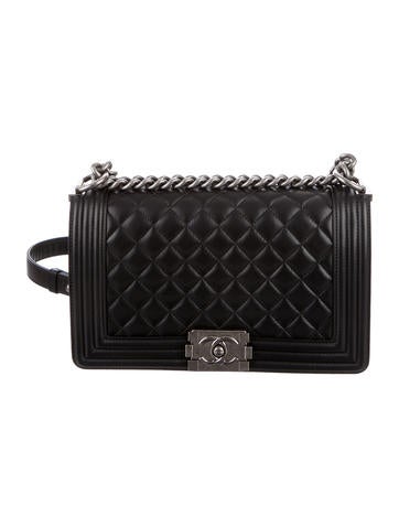 Chanel 2016 Medium Quilted Boy Bag