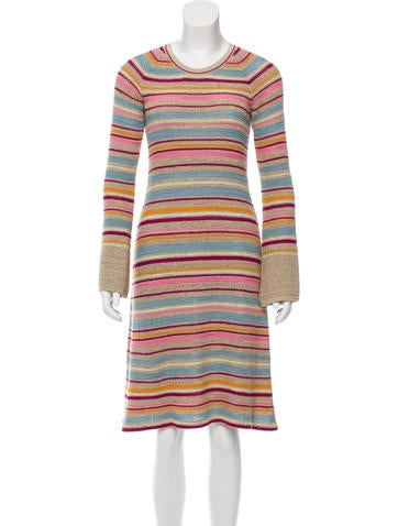 Chanel Striped Knit Dress