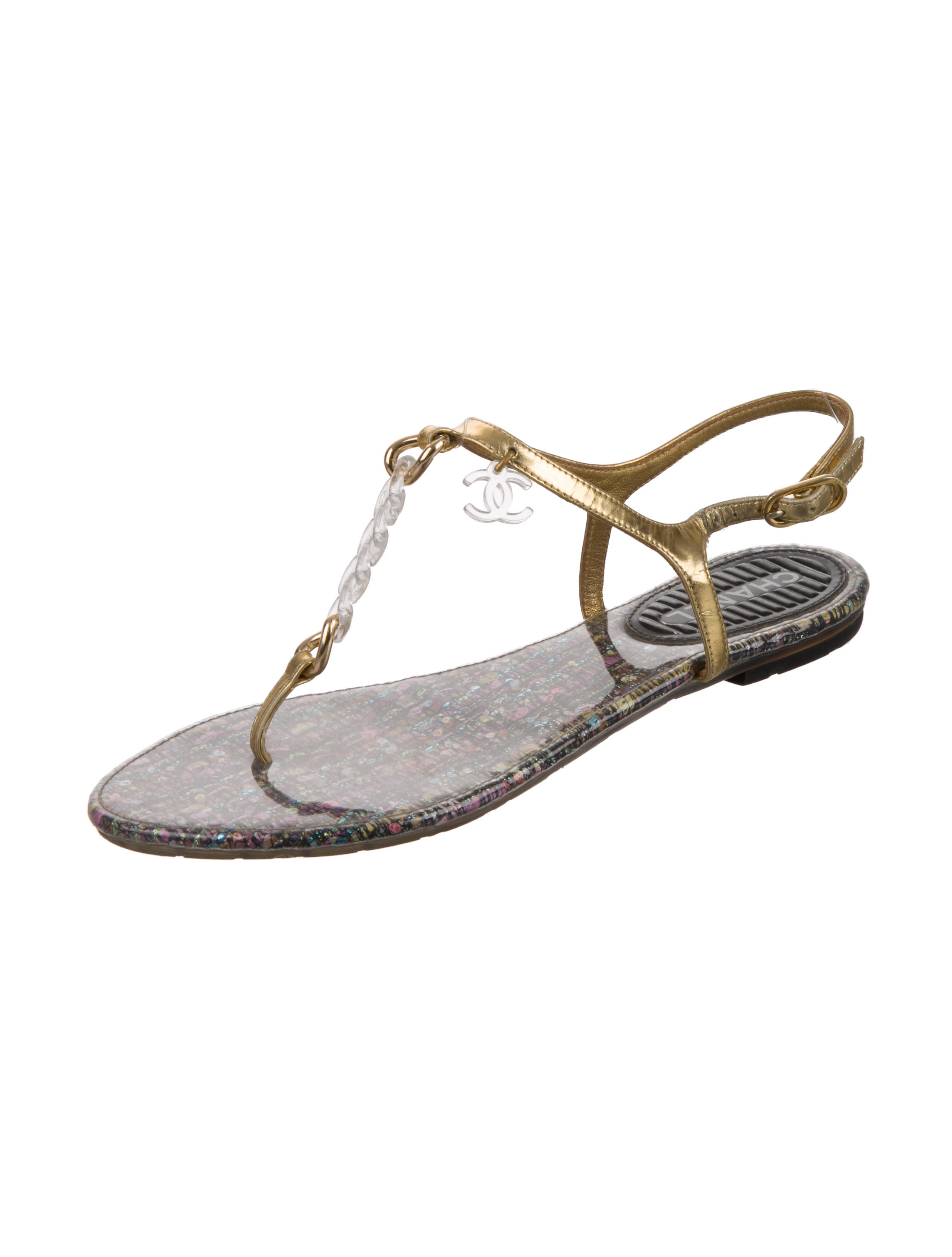 chain sandals chanel metallic chain link sandals shoes cha155837 chain sandals chanel metallic chain link sandals shoes cha155837