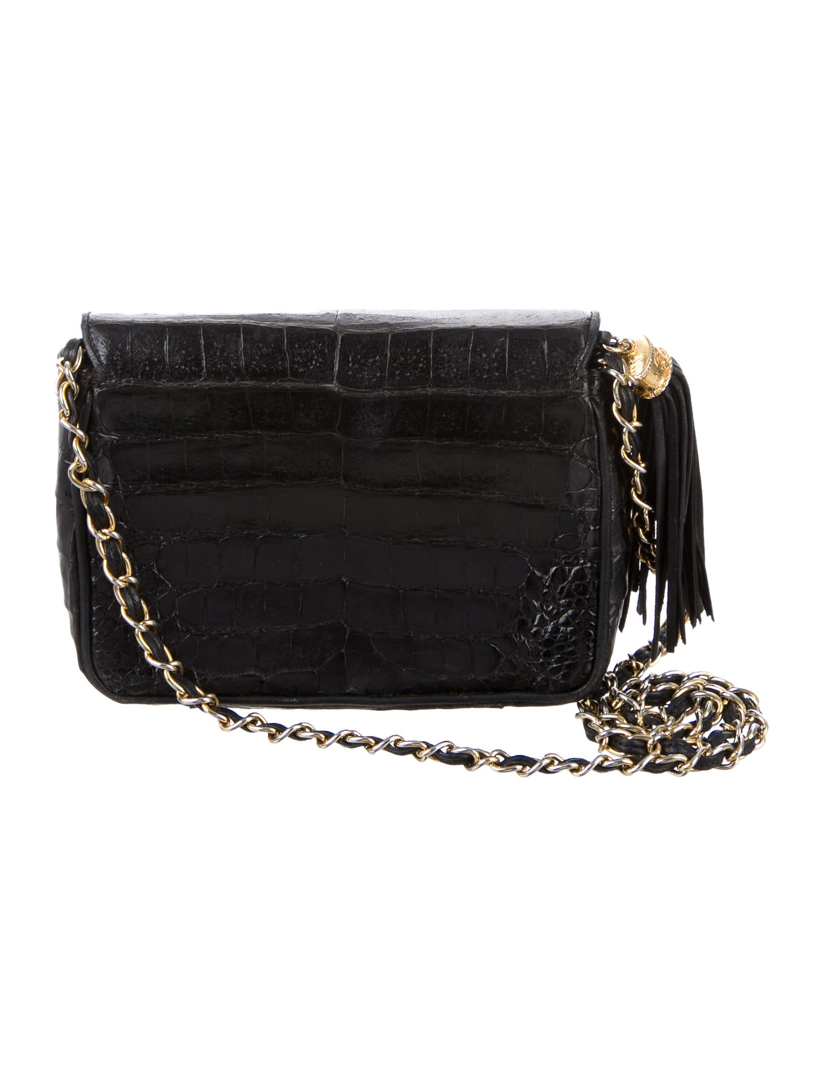 chanel crocodile flap bag handbags cha157919 the realreal chanel crocodile flap bag handbags cha157919 the realreal