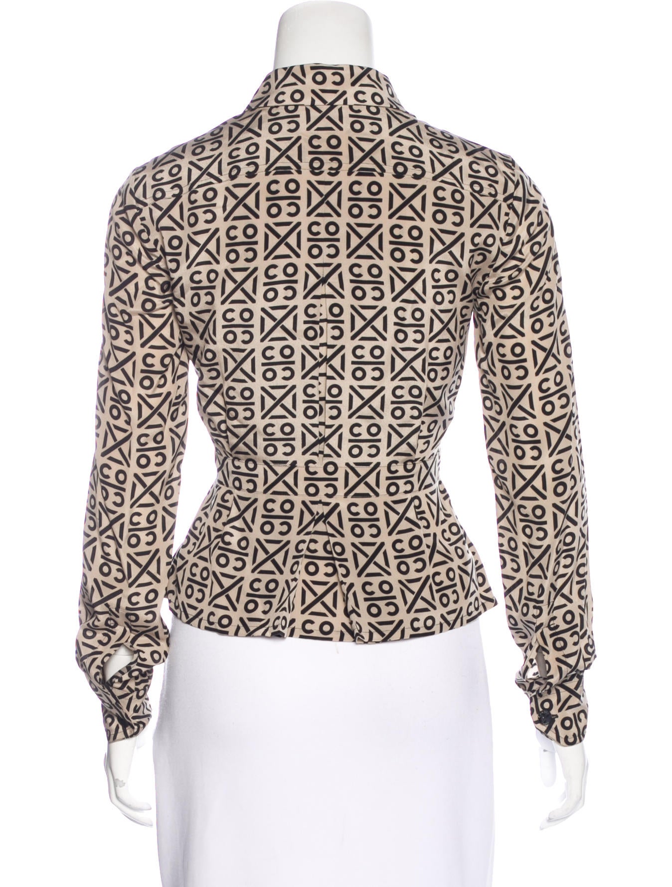 Chanel CoCo Print Silk Blouse - Clothing - CHA158124 | The RealReal