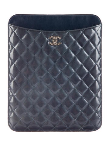Chanel Quilted iPad Case