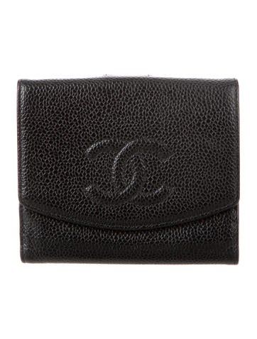 Chanel Caviar Timeless Compact Wallet