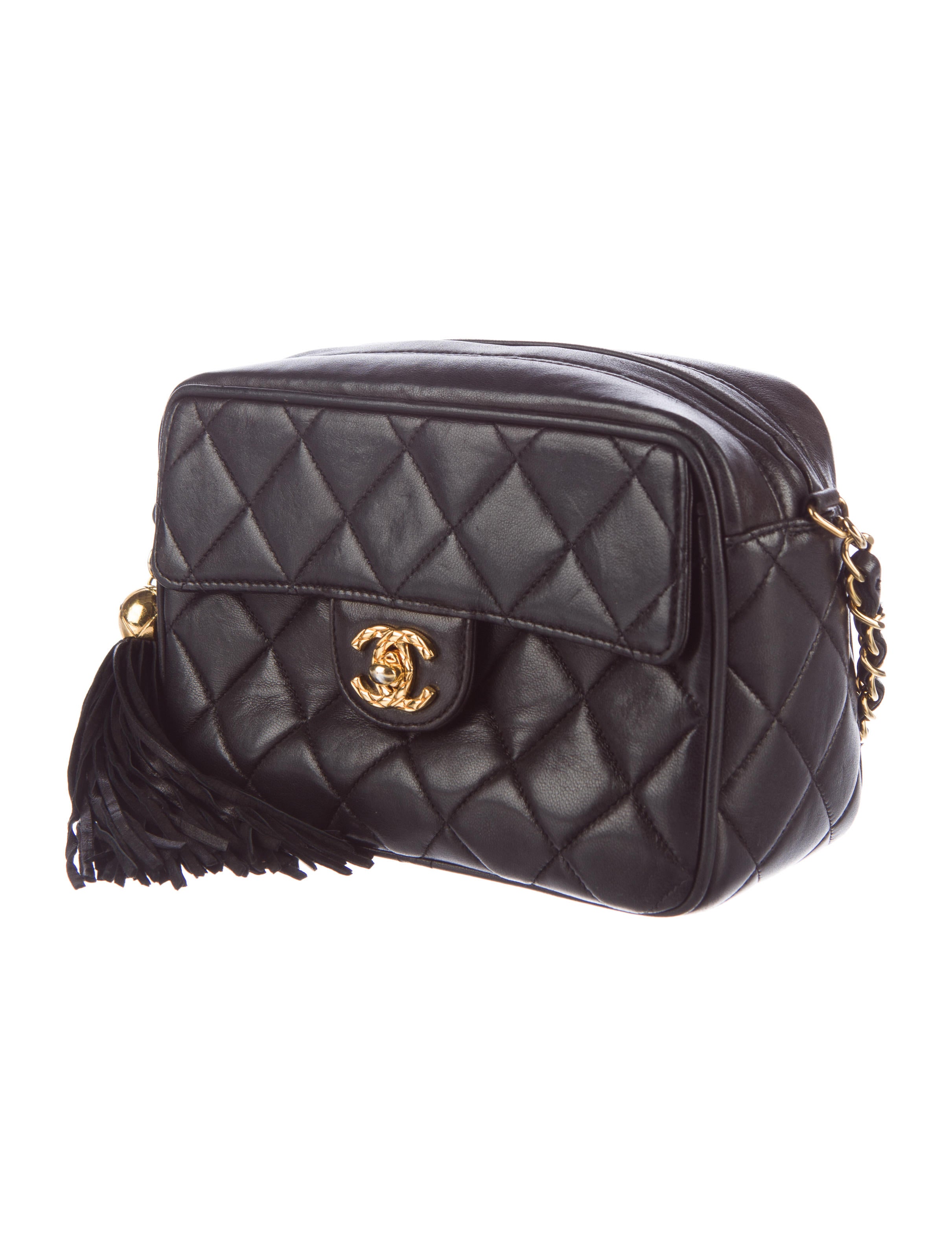 Chanel Quilted Lambskin Camera Bag Handbags CHA159178 The RealReal