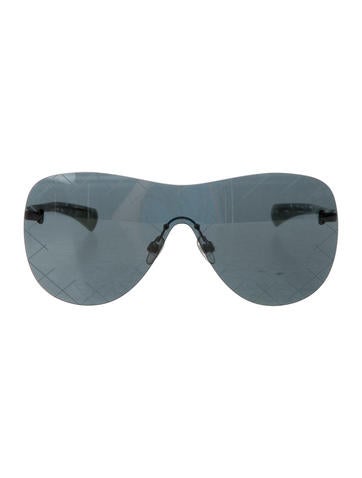Chanel Rimless Shield Sunglasses