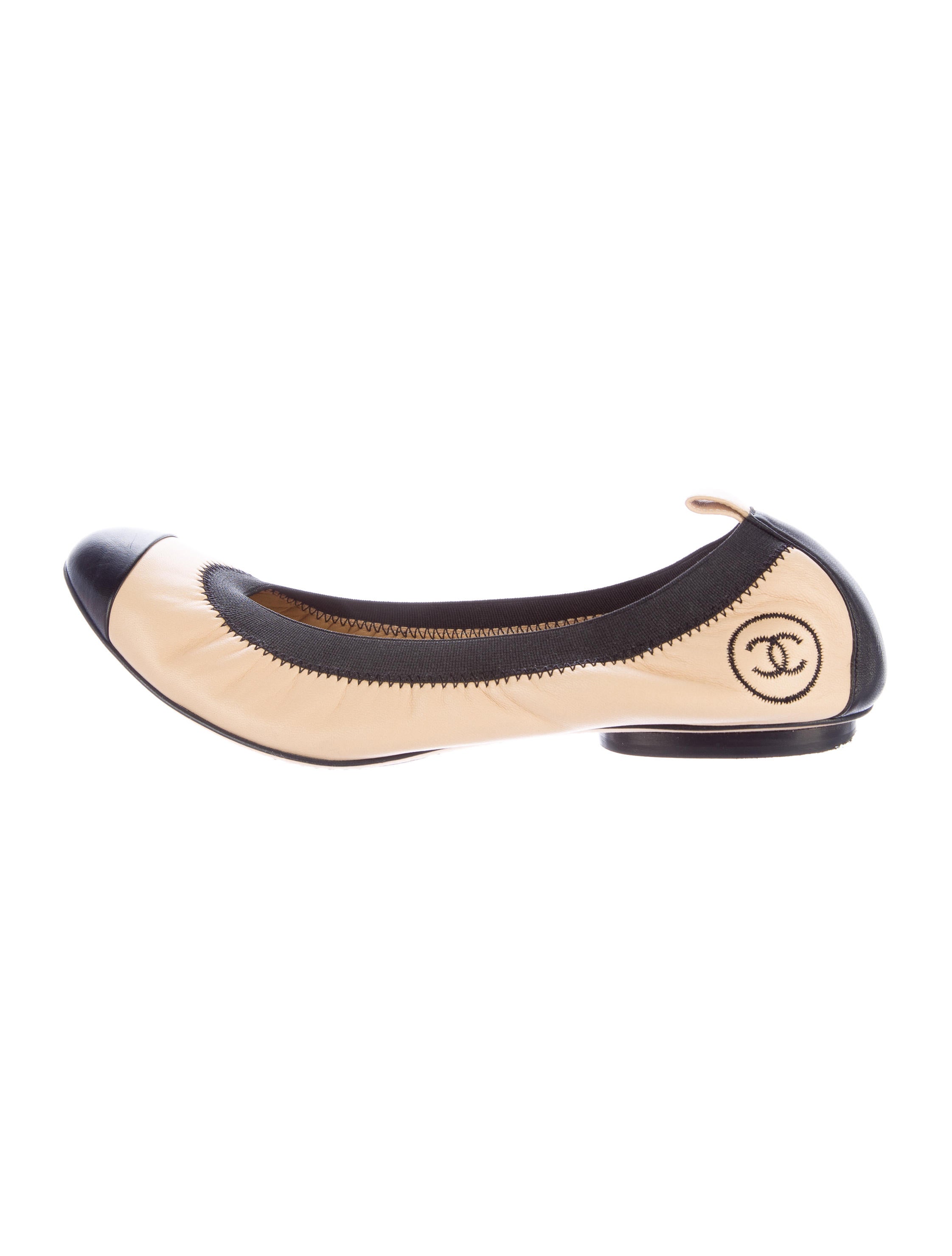 stretch flats shoes chanel stretch spirit cap toe flats shoes cha160670 stretch flats shoes chanel stretch spirit cap toe flats shoes cha160670