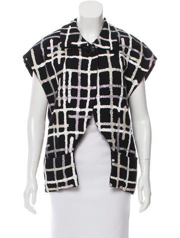 Chanel Coated Tweed Vest