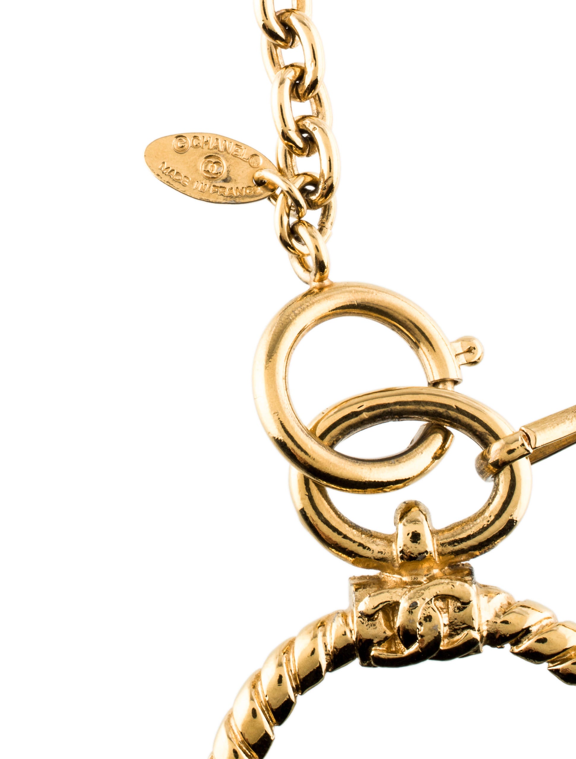 Chanel Magnifying Glass Pendant Necklace Necklaces CHA161205 The RealReal